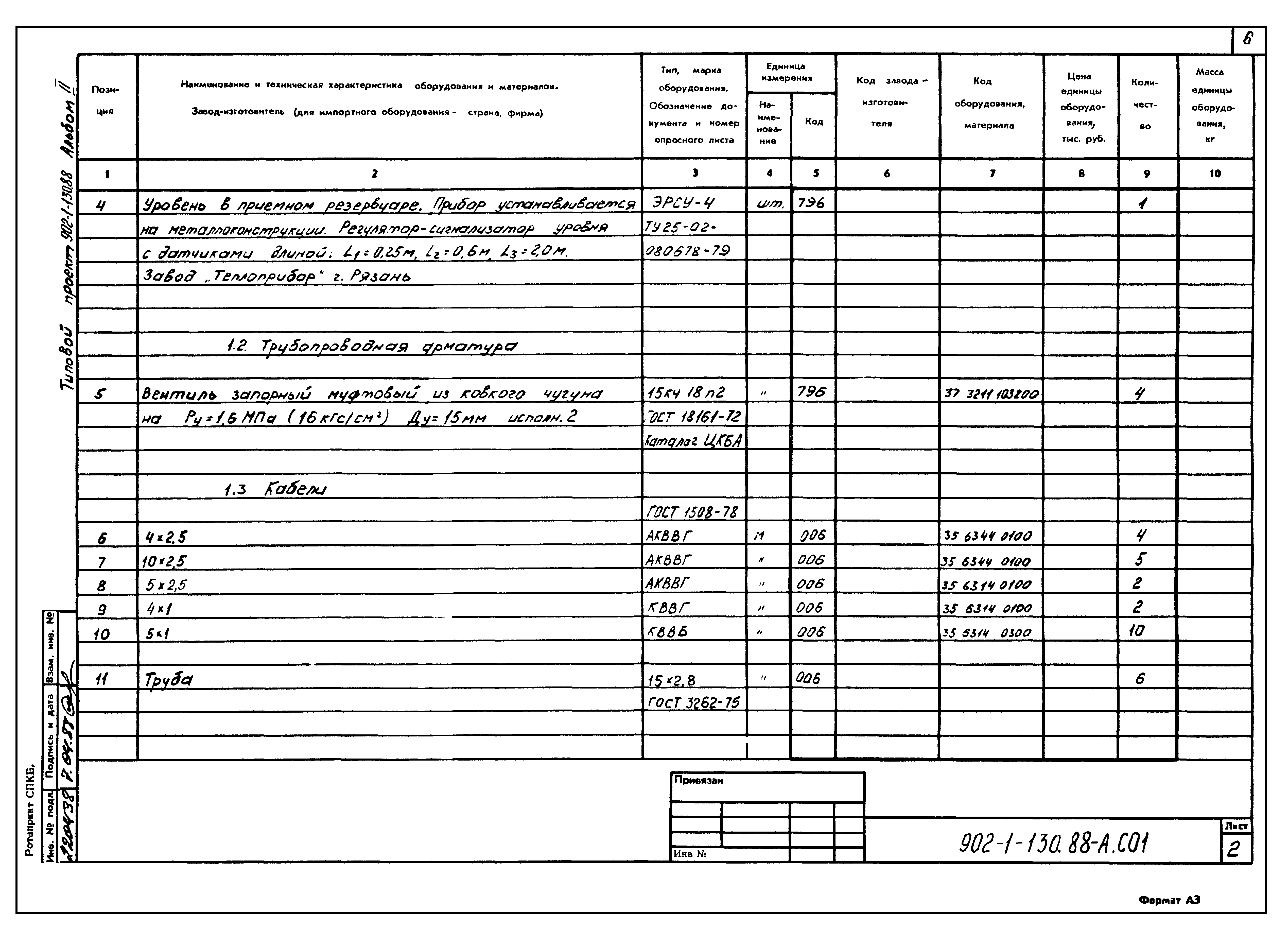 Типовой проект 902-1-130.88