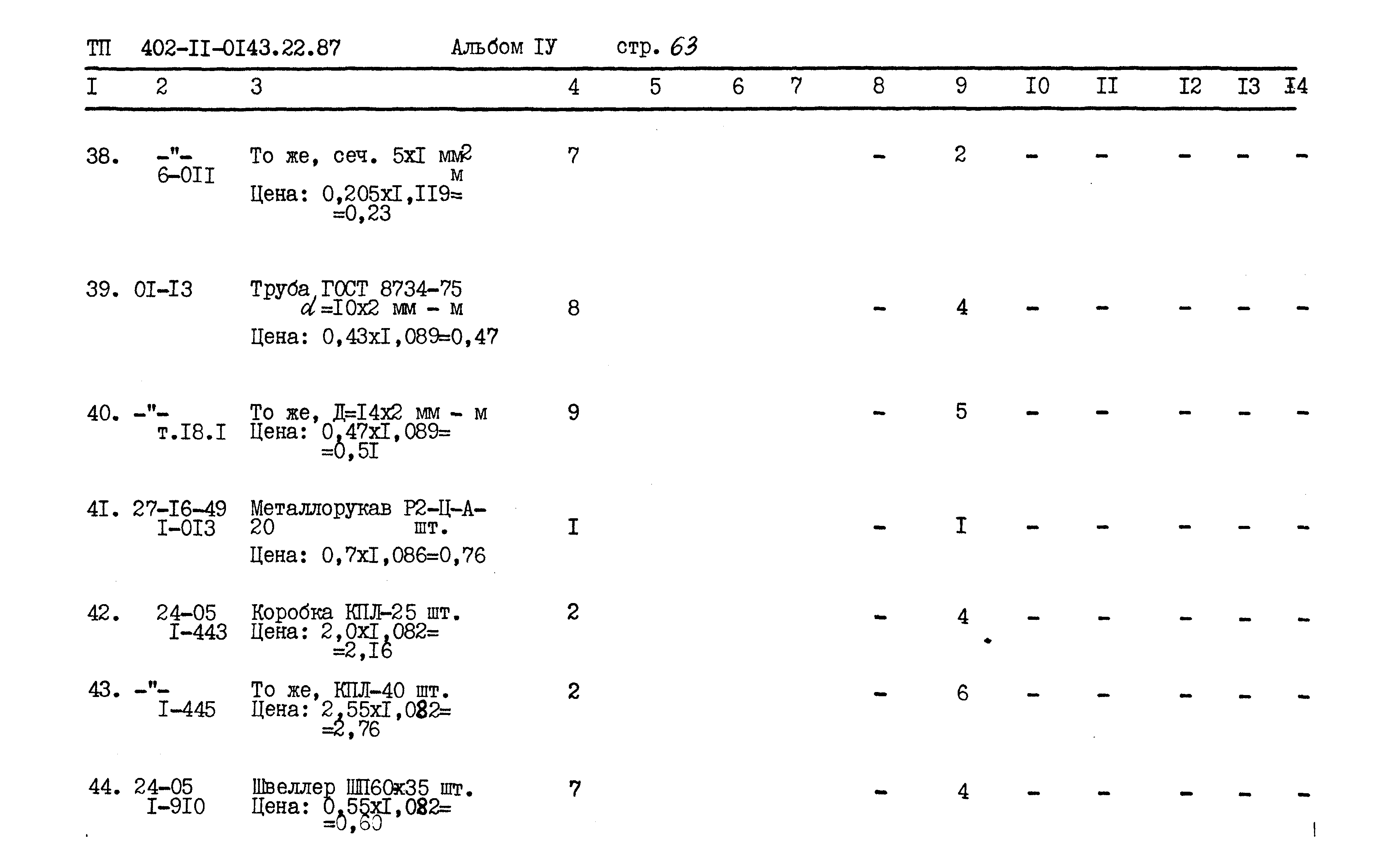 Типовые проектные решения 402-11-0143.22.87