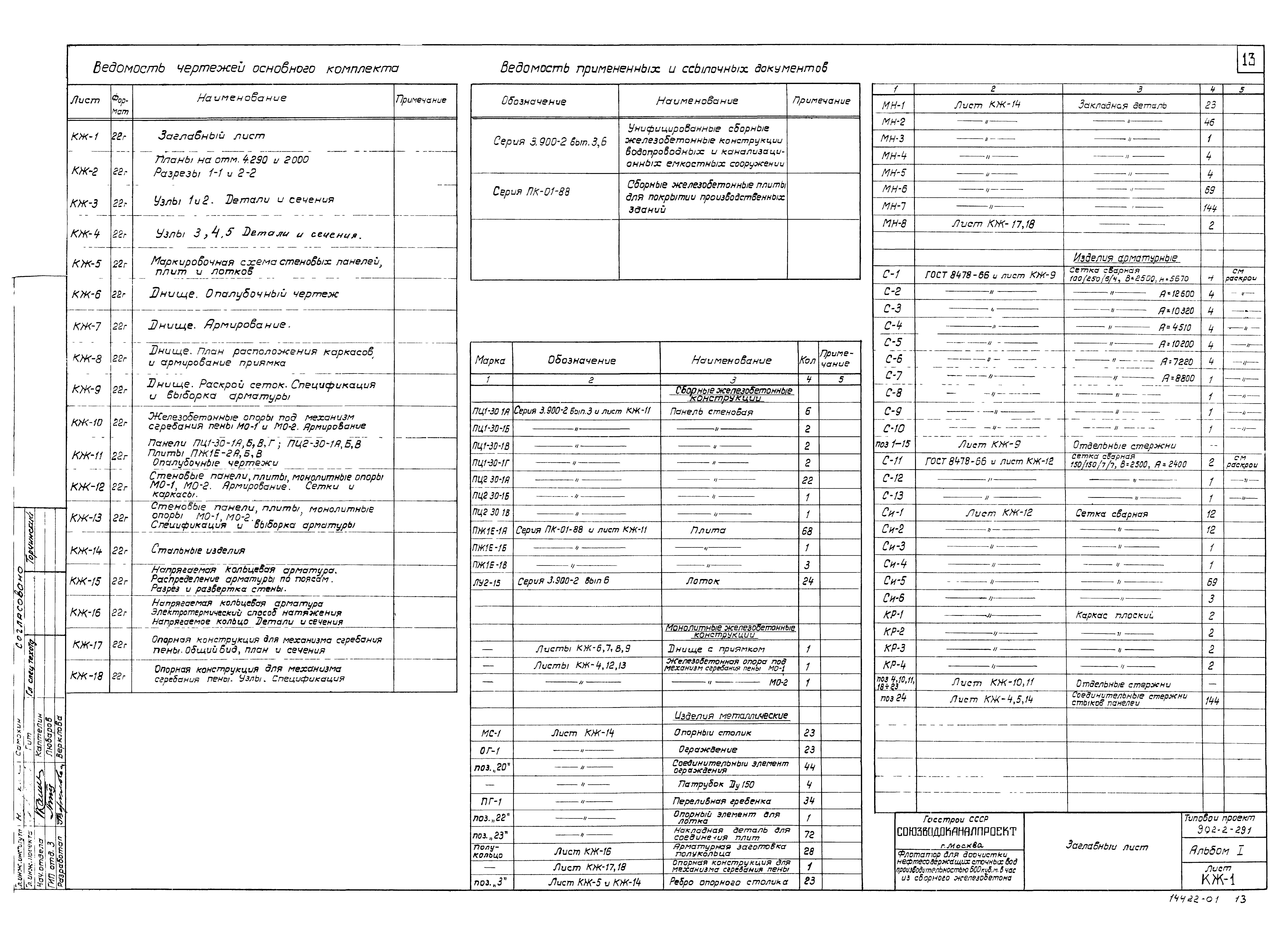 Типовой проект 902-2-291