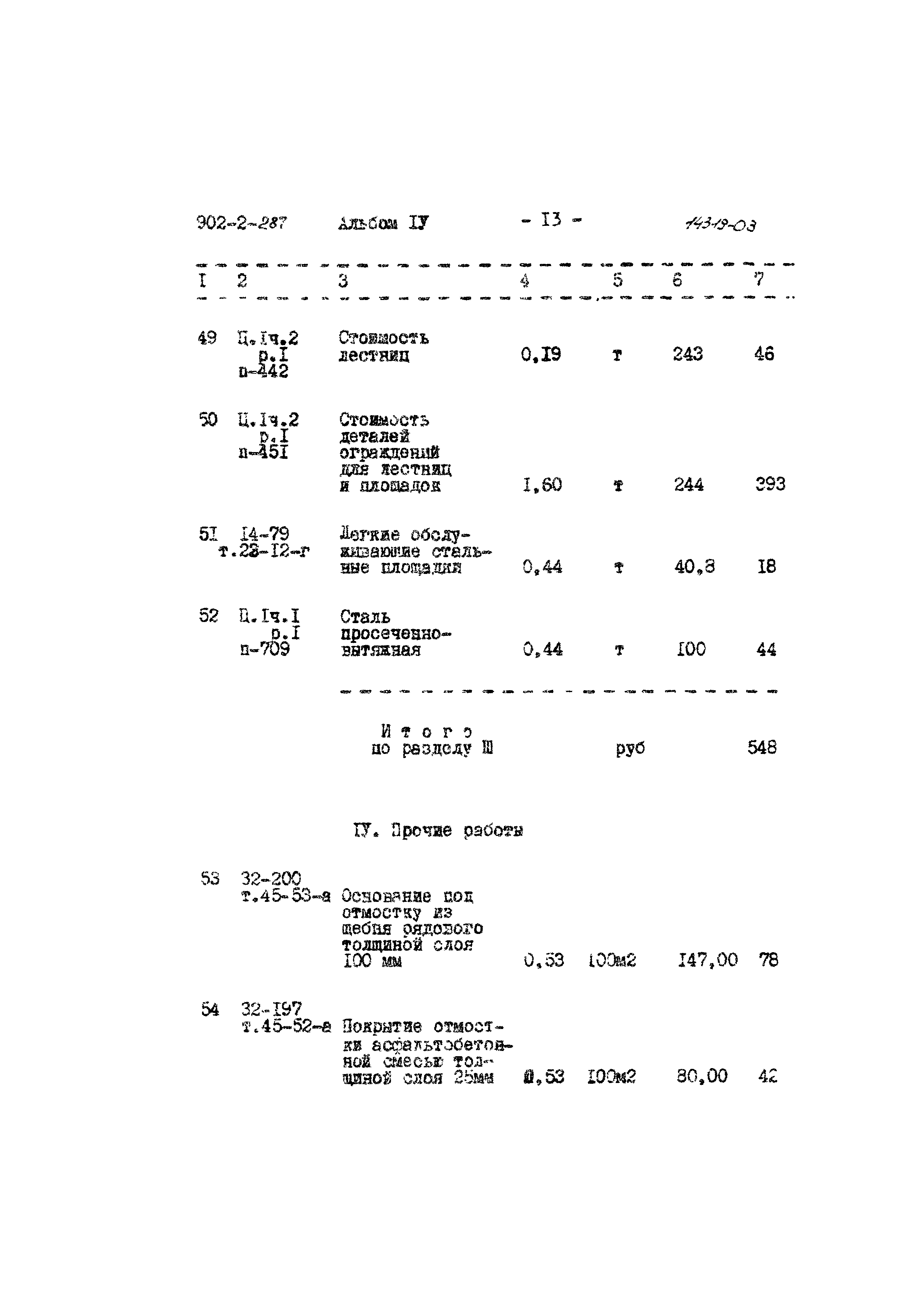 Типовой проект 902-2-287