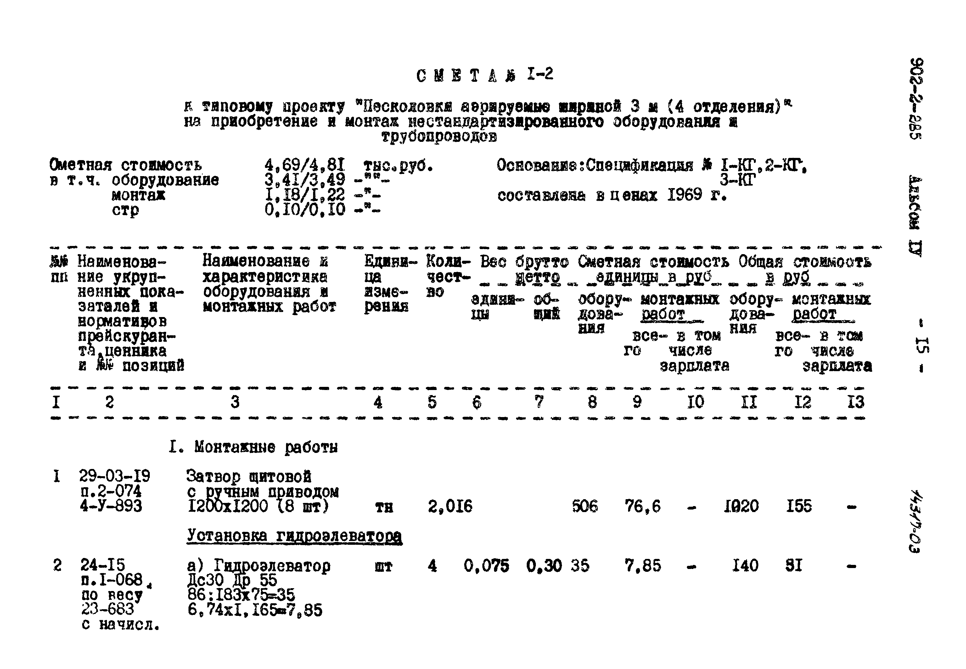 Типовой проект 902-2-285