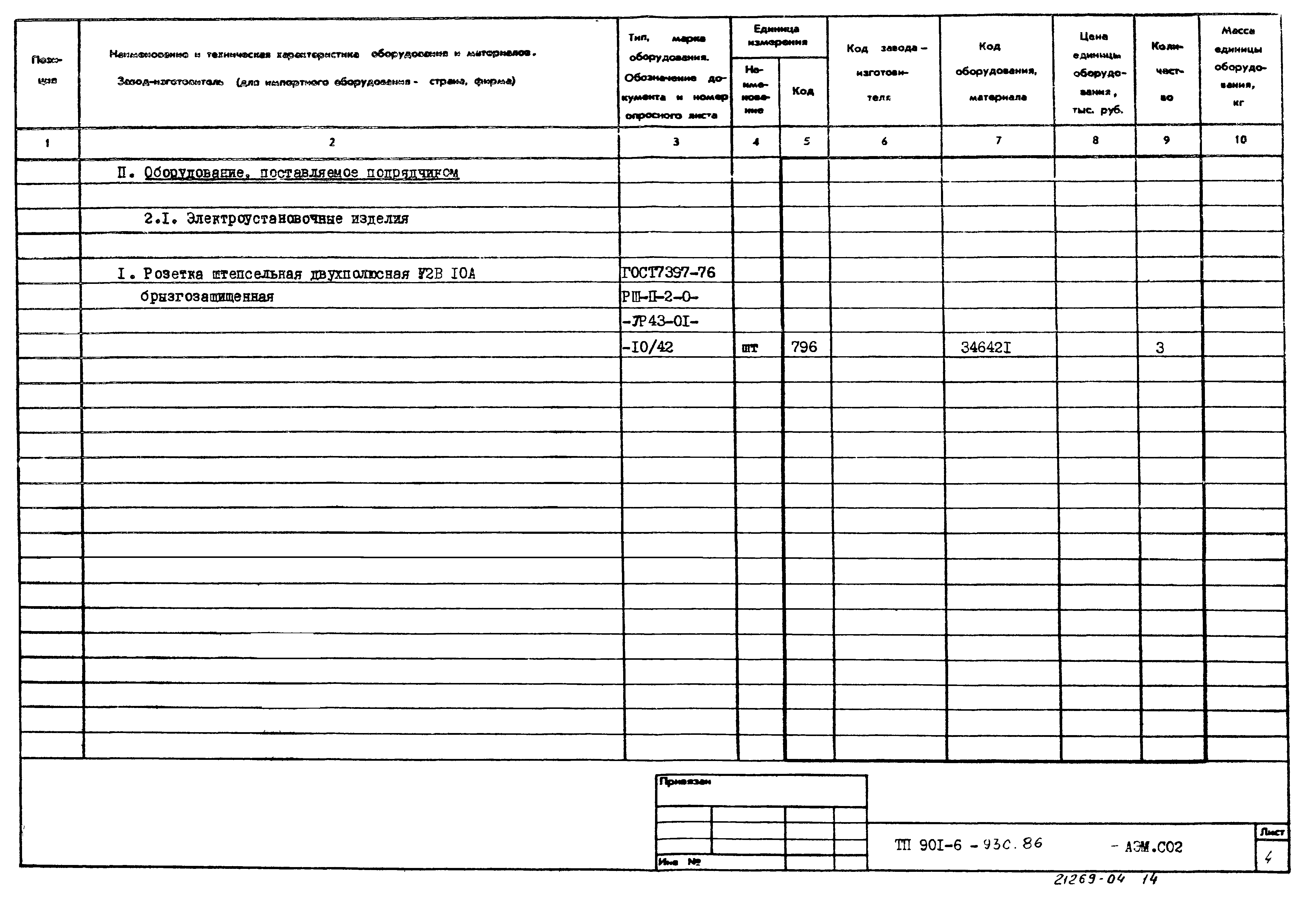 Типовой проект 901-6-93с.86