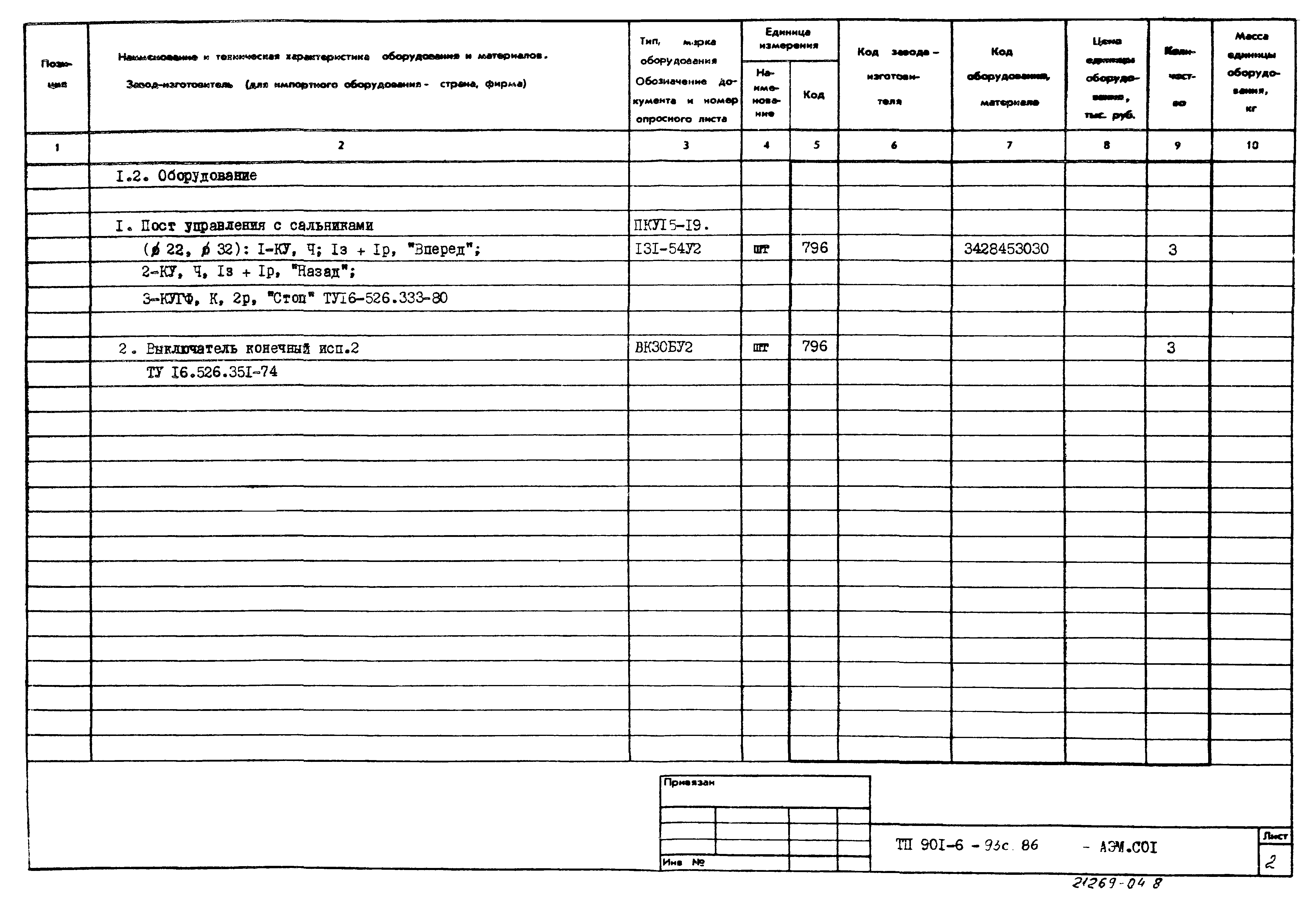 Типовой проект 901-6-93с.86