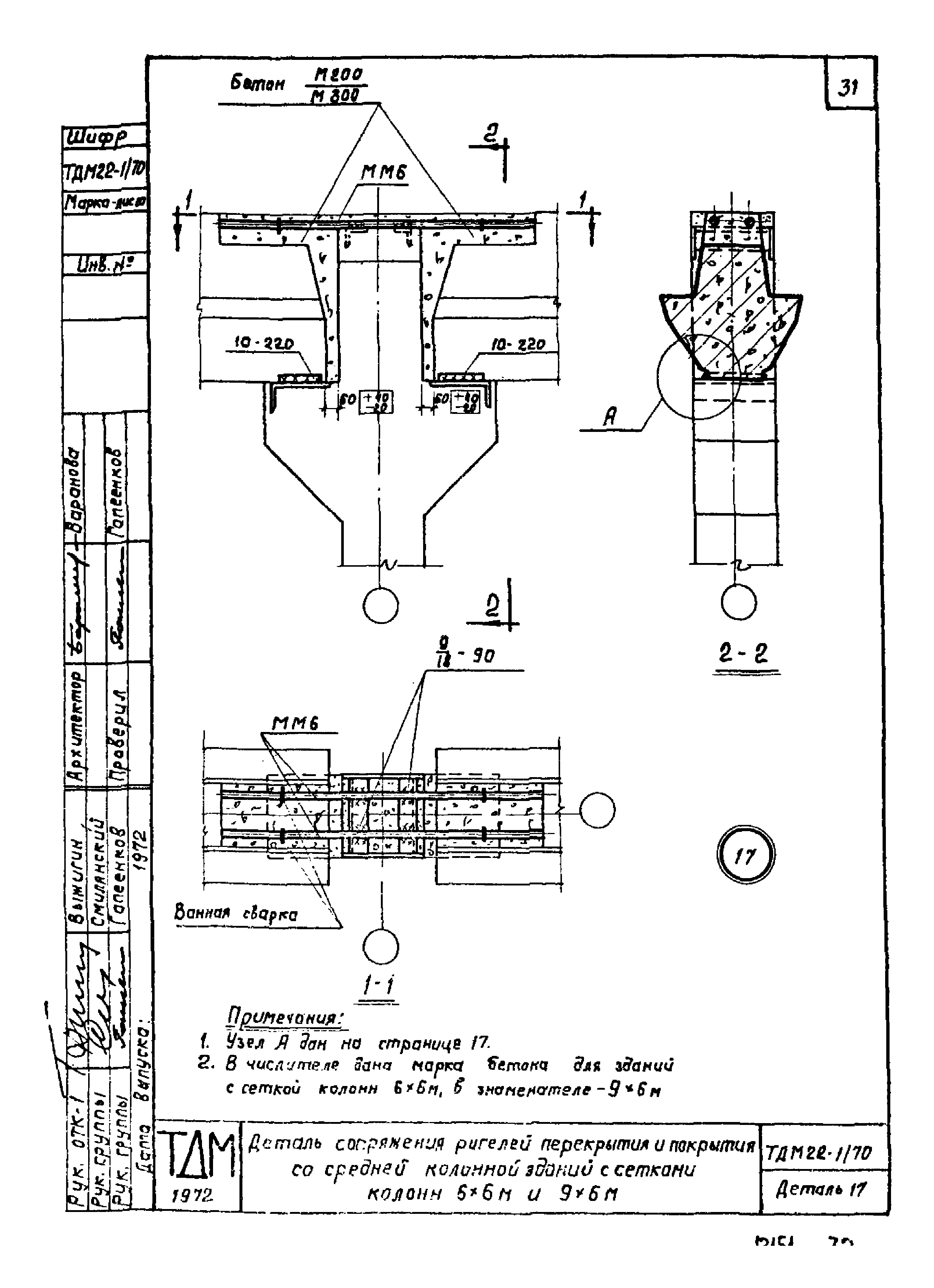 Серия ТДМ22-1/70