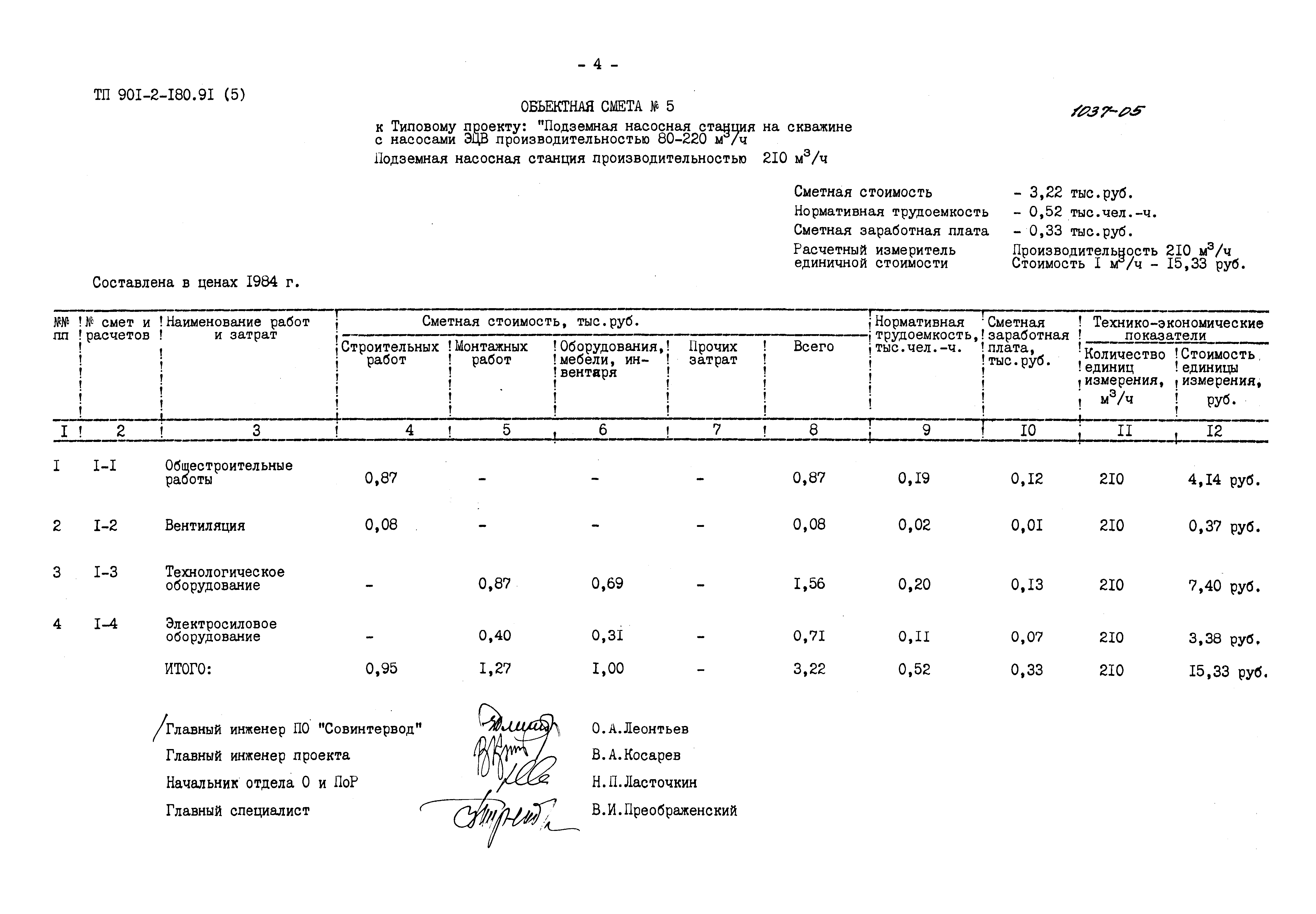 Типовой проект 901-2-180.91