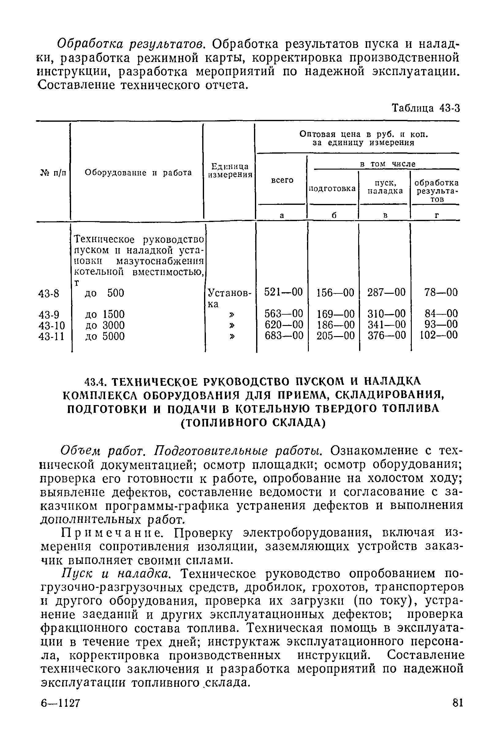 Прейскурант 26-05-204-01