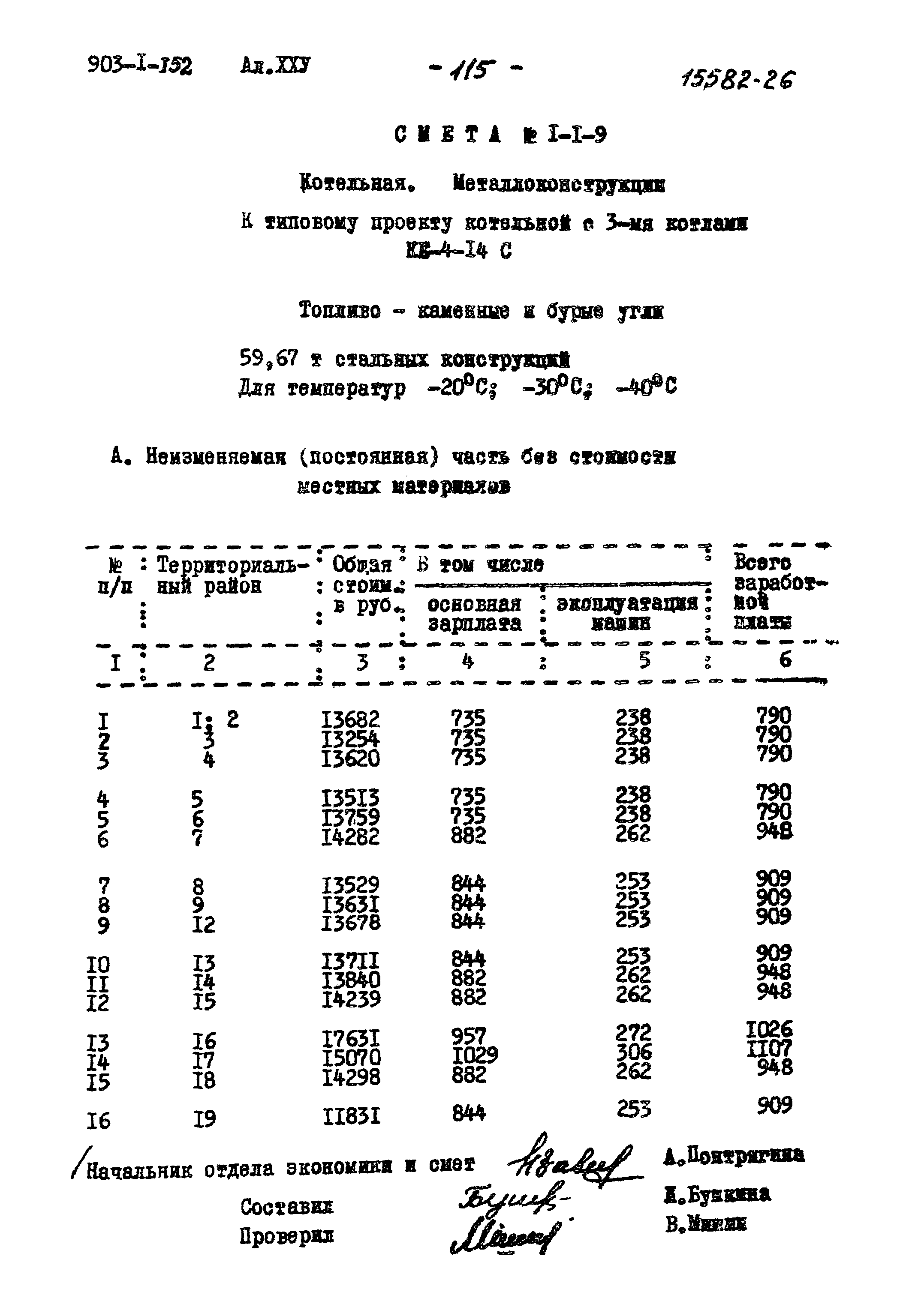 Типовой проект 903-1-152