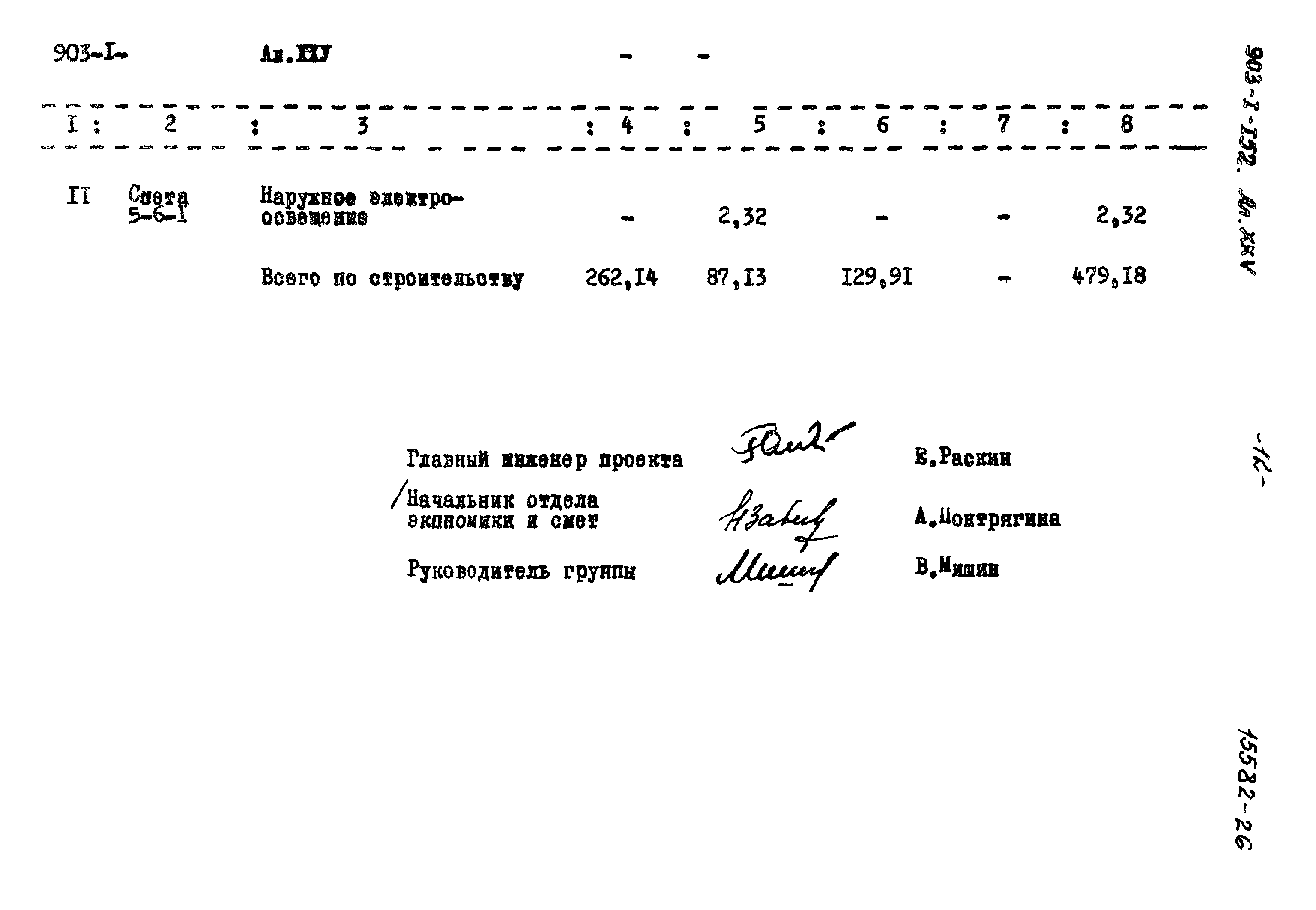Типовой проект 903-1-152