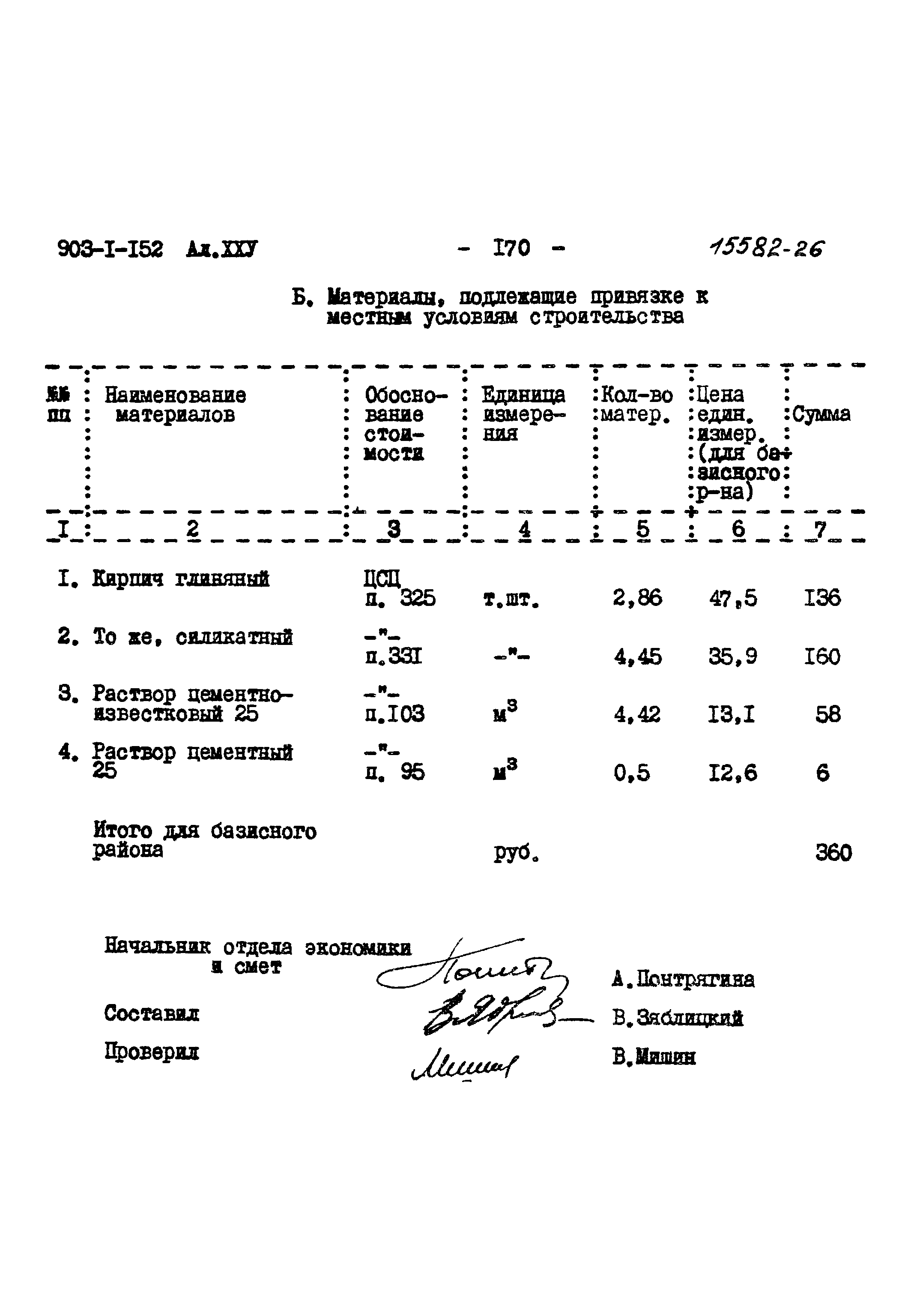 Типовой проект 903-1-152