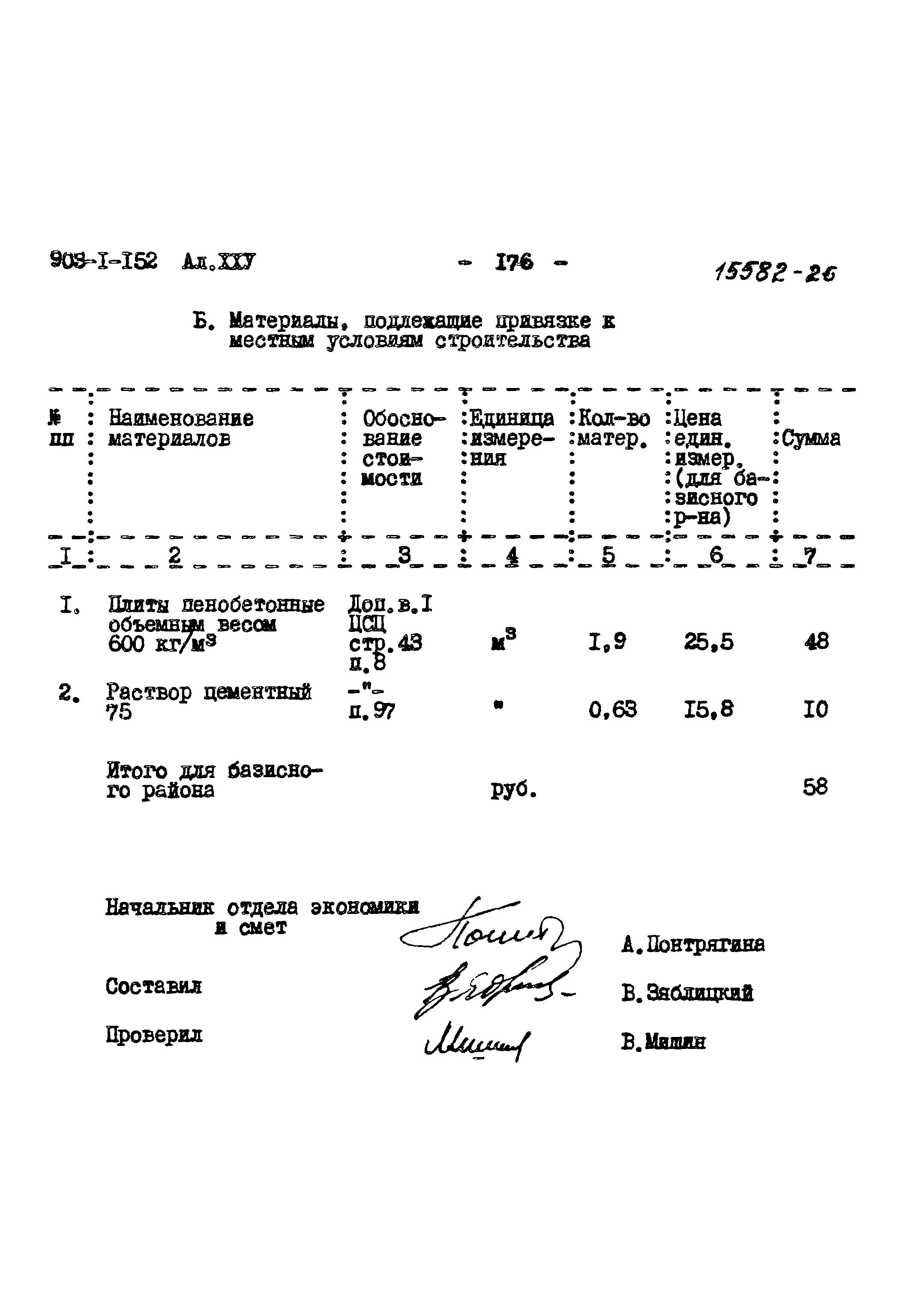 Типовой проект 903-1-152