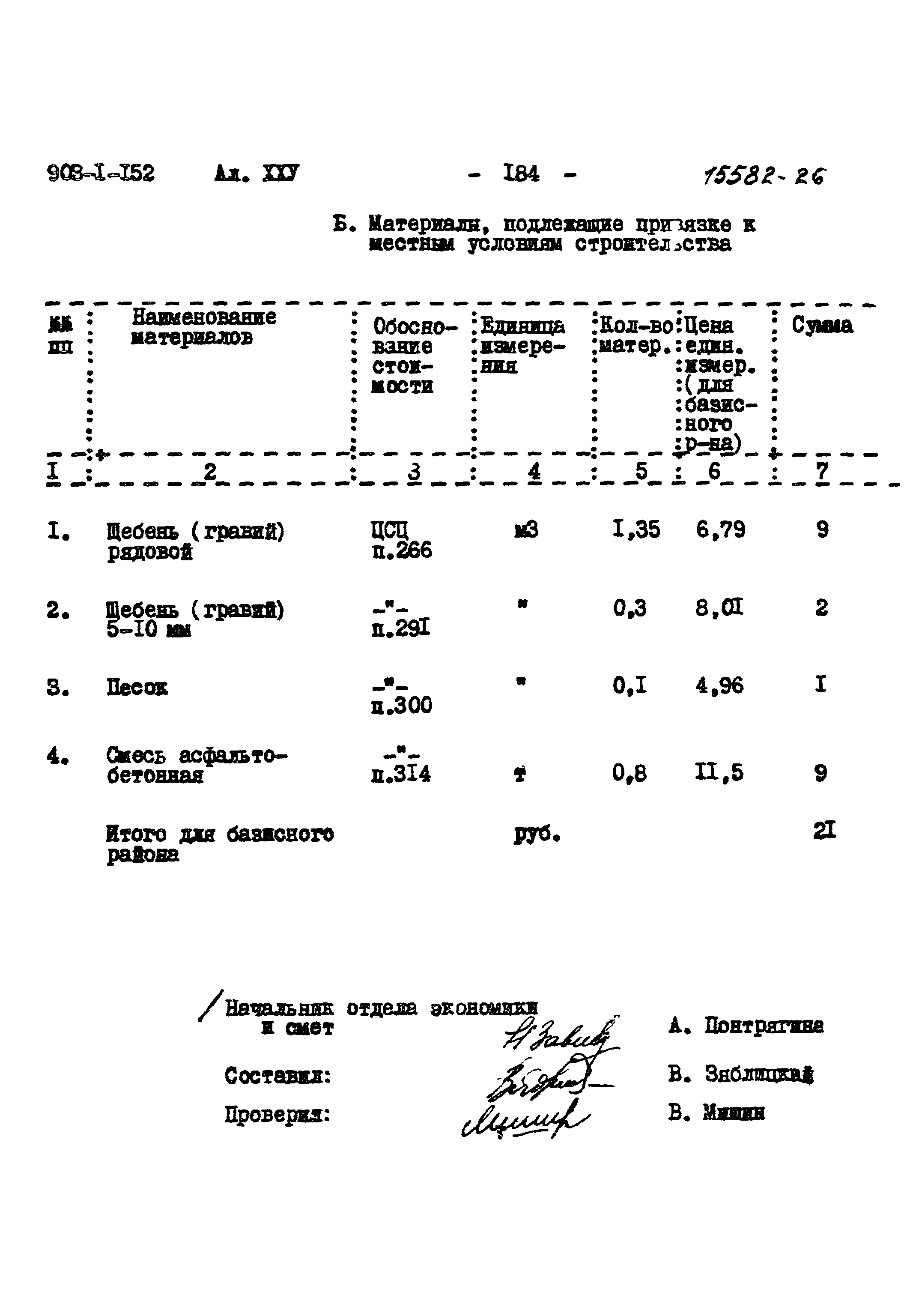 Типовой проект 903-1-152