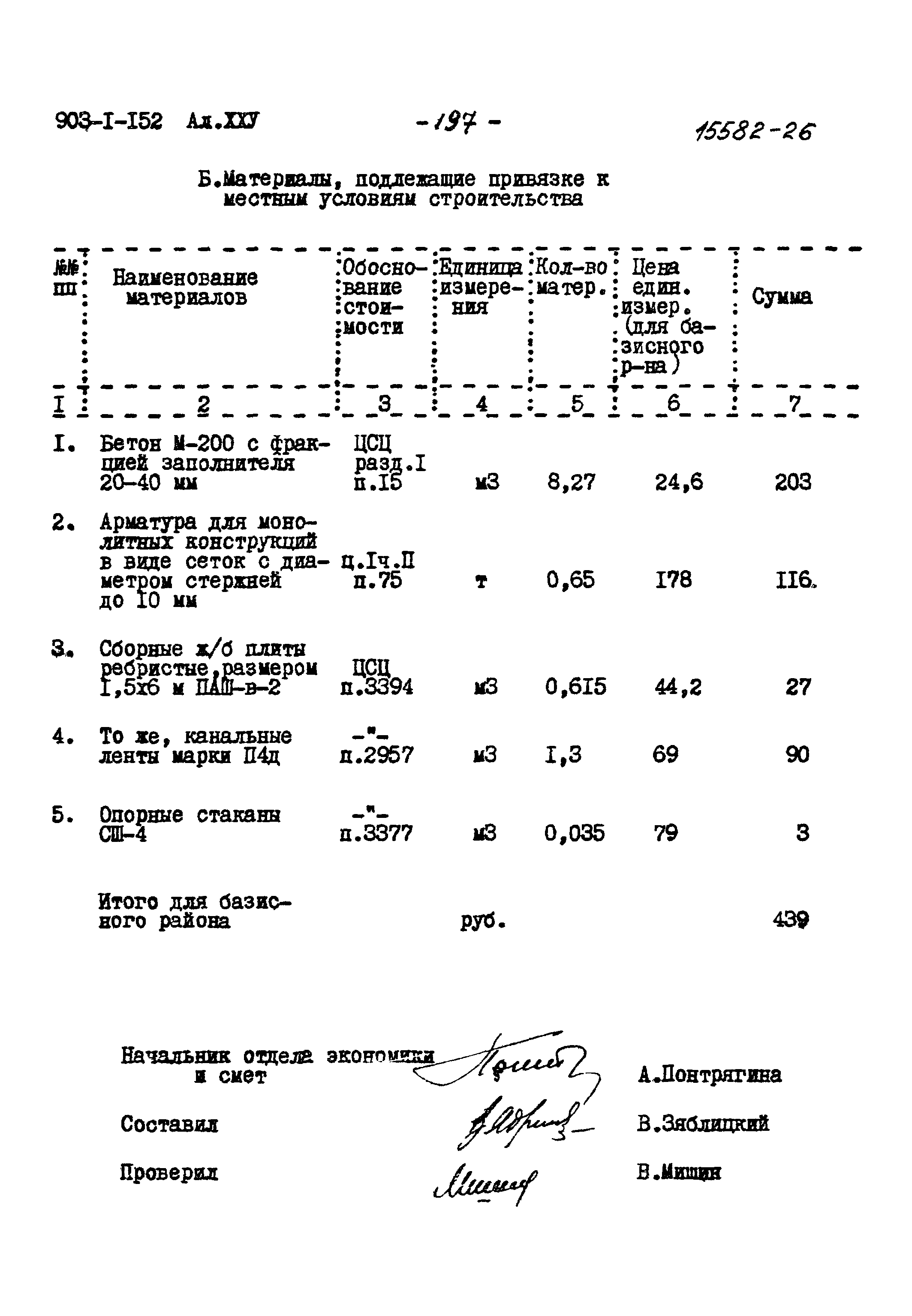 Типовой проект 903-1-152