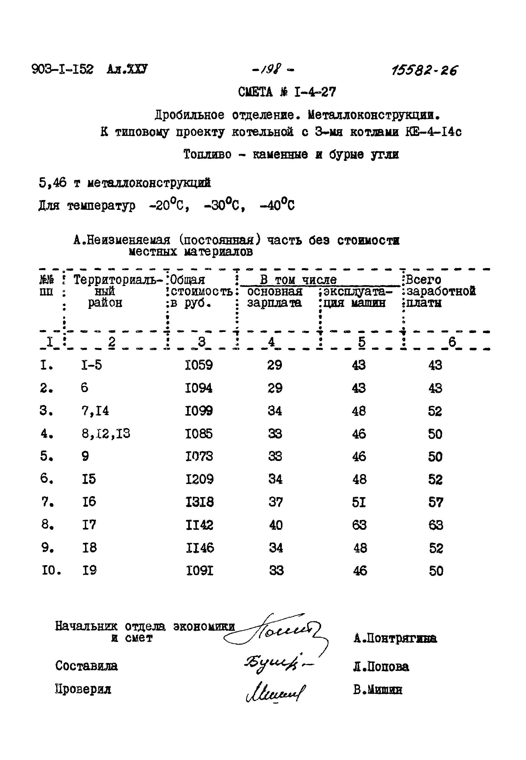 Типовой проект 903-1-152