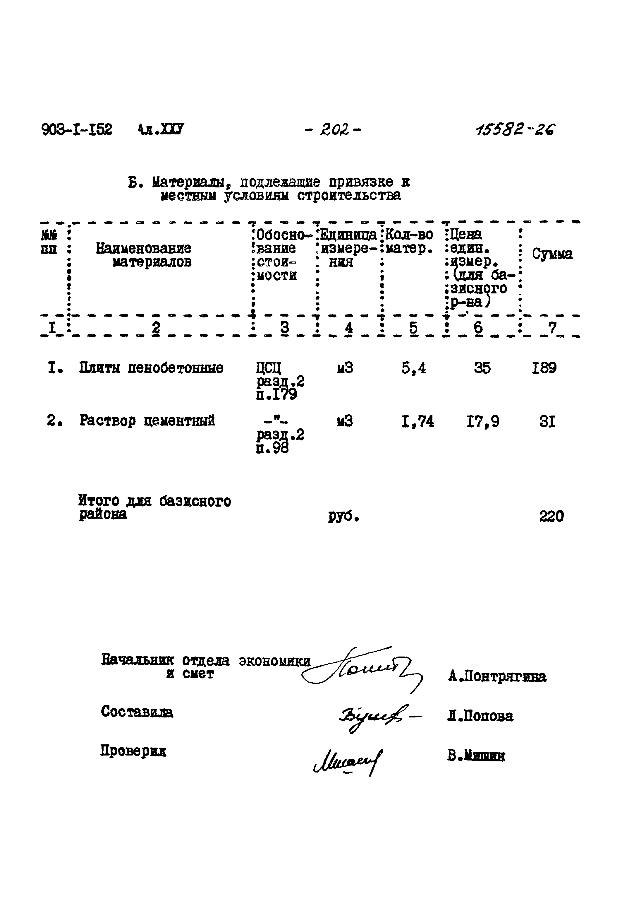 Типовой проект 903-1-152