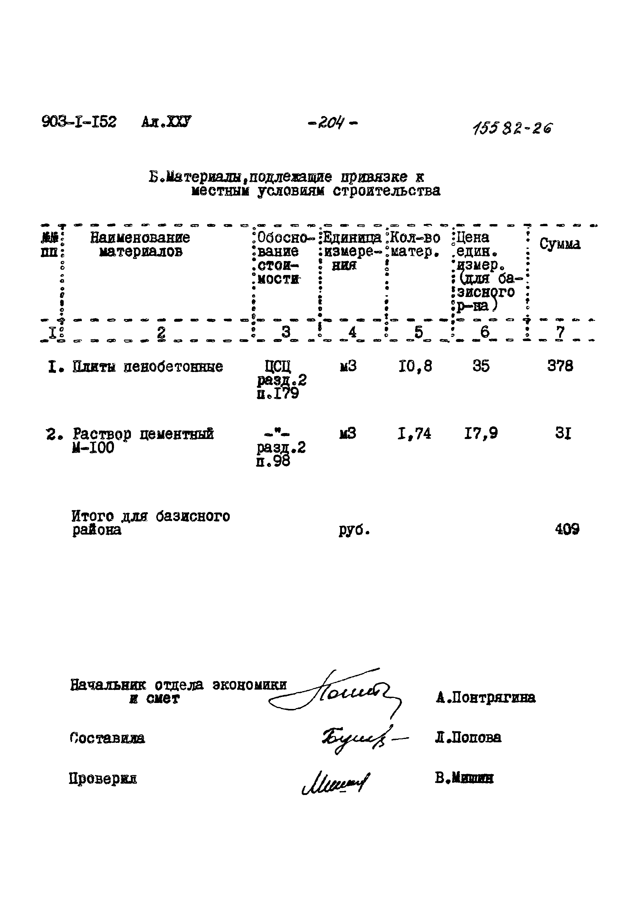 Типовой проект 903-1-152