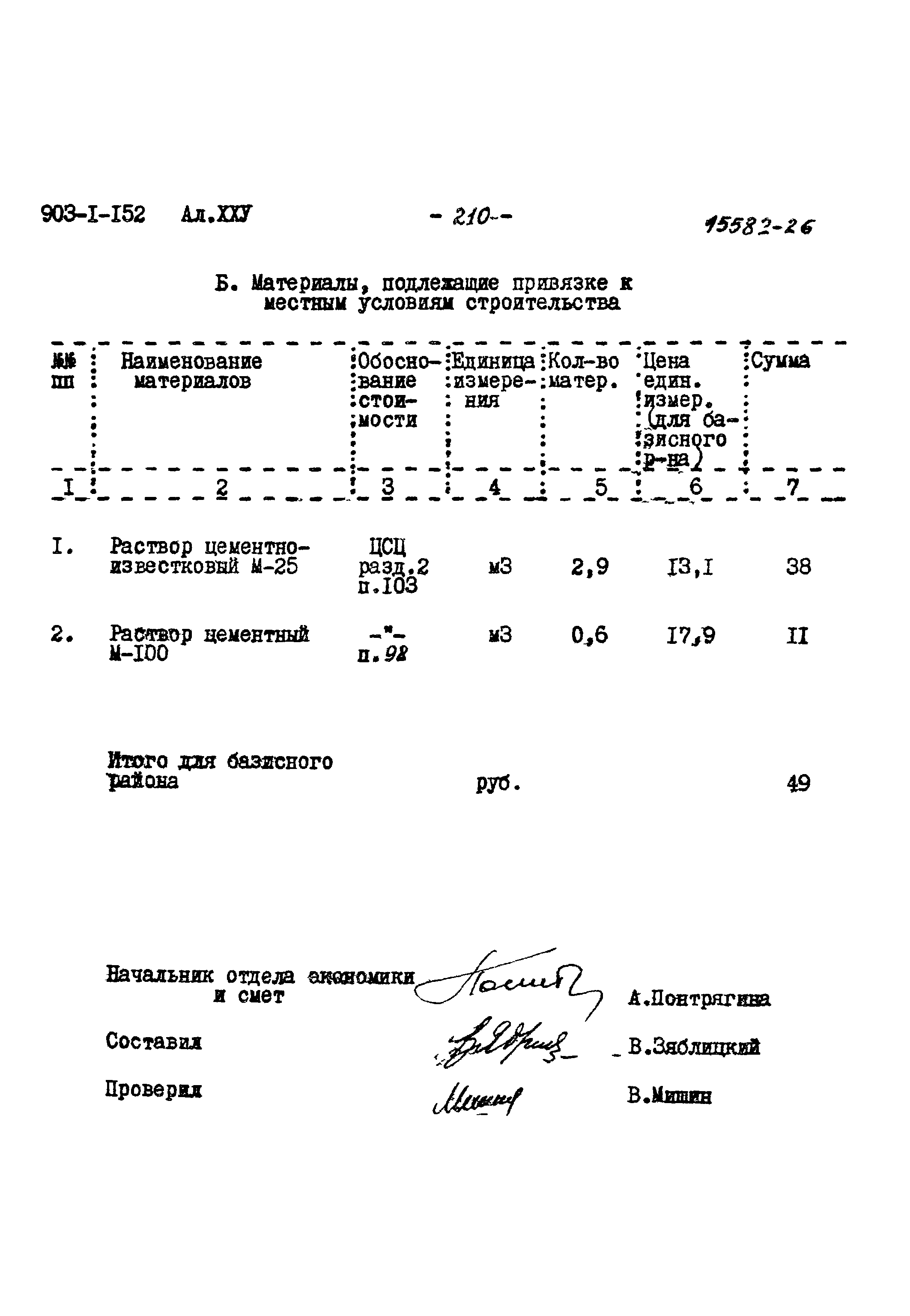 Типовой проект 903-1-152
