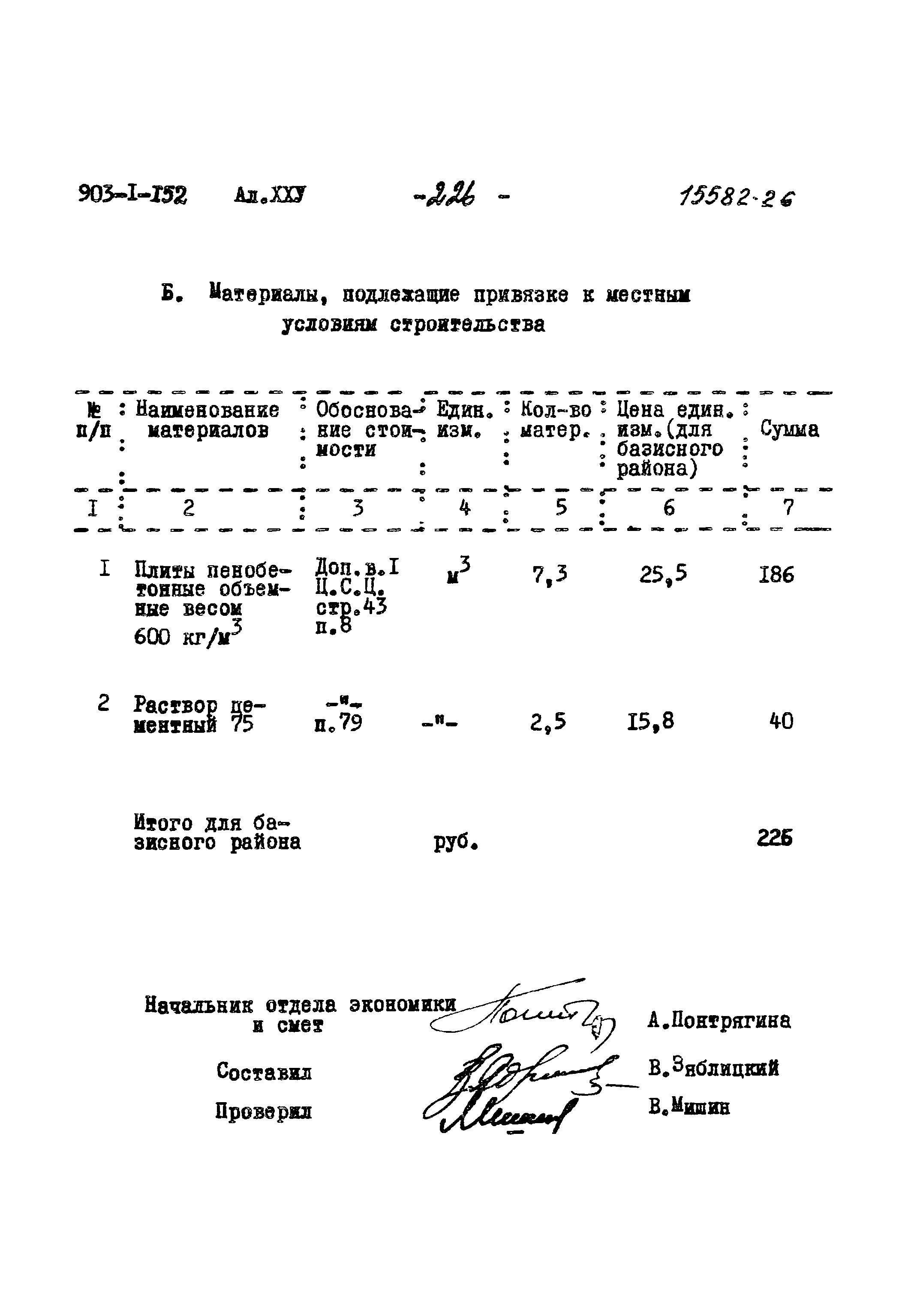 Типовой проект 903-1-152