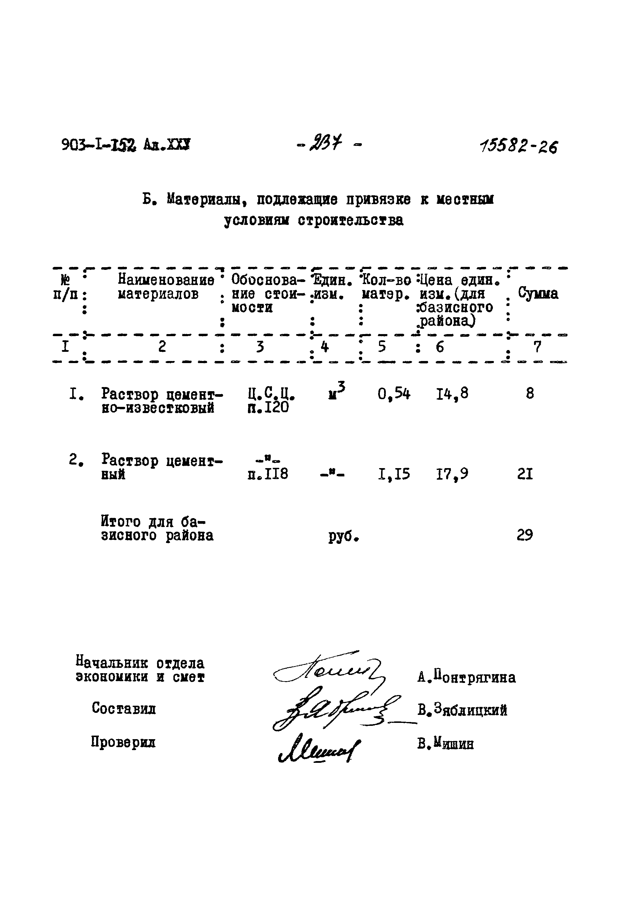 Типовой проект 903-1-152