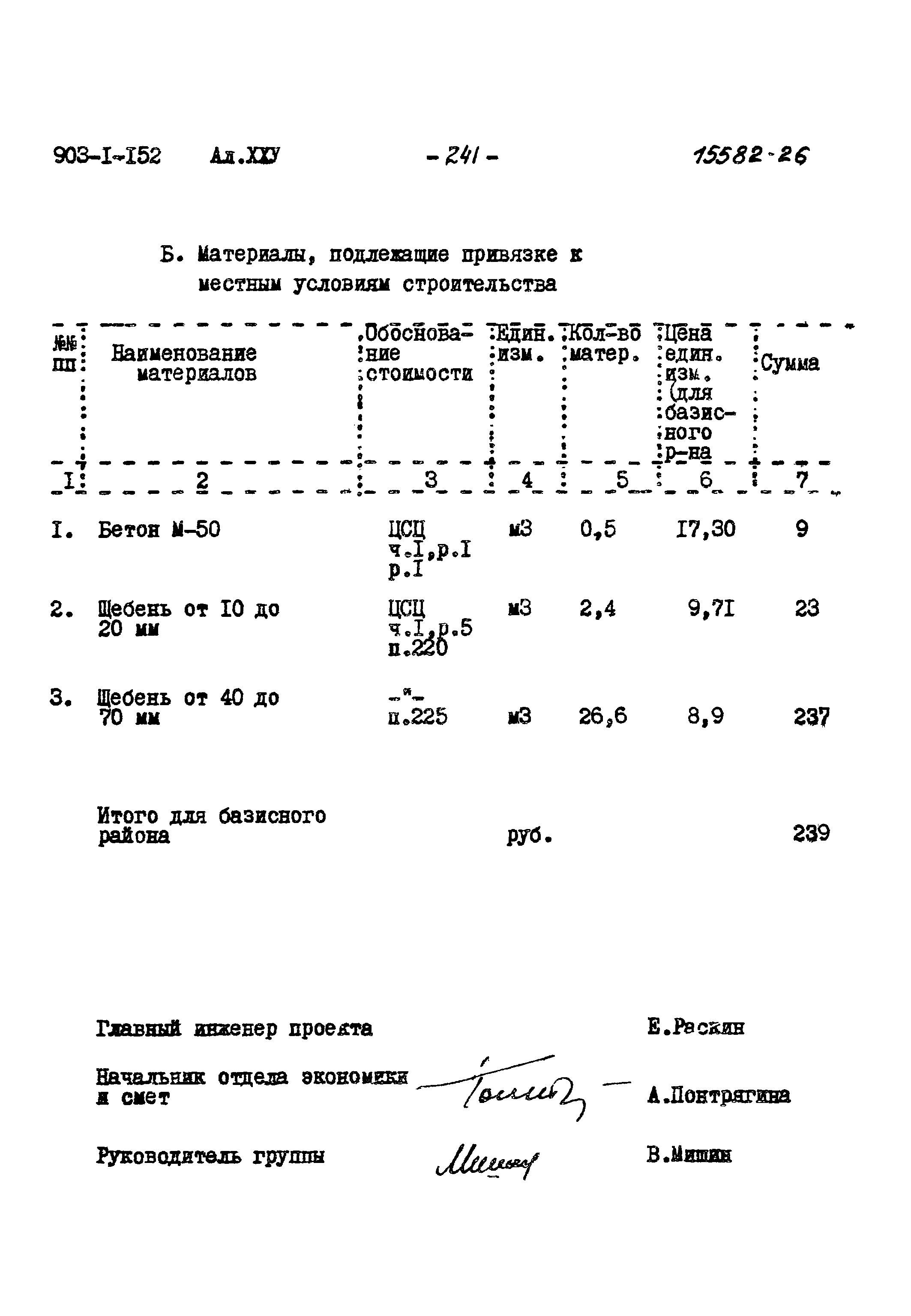 Типовой проект 903-1-152