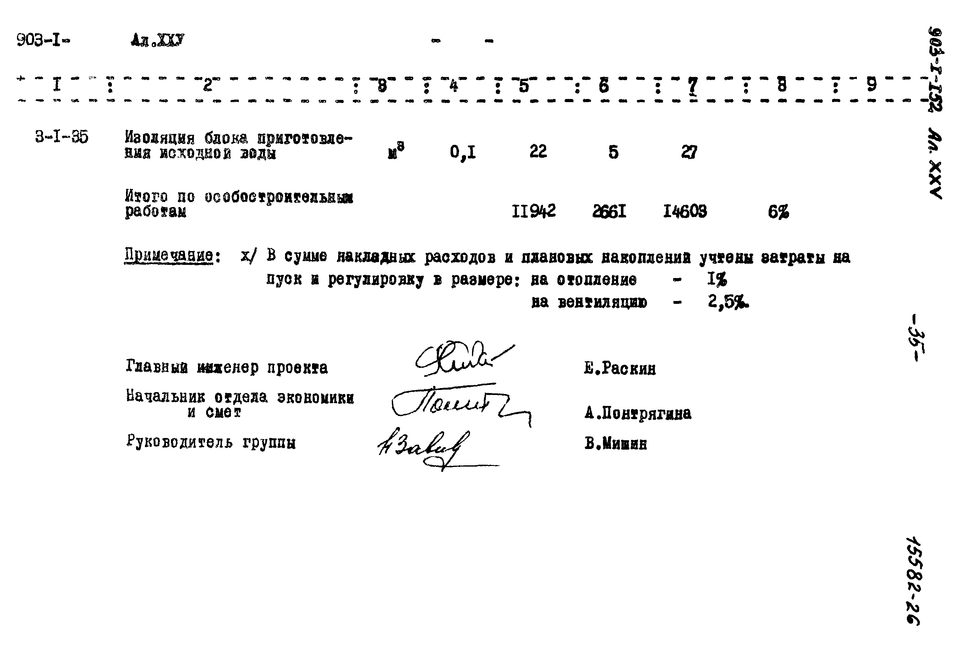 Типовой проект 903-1-152