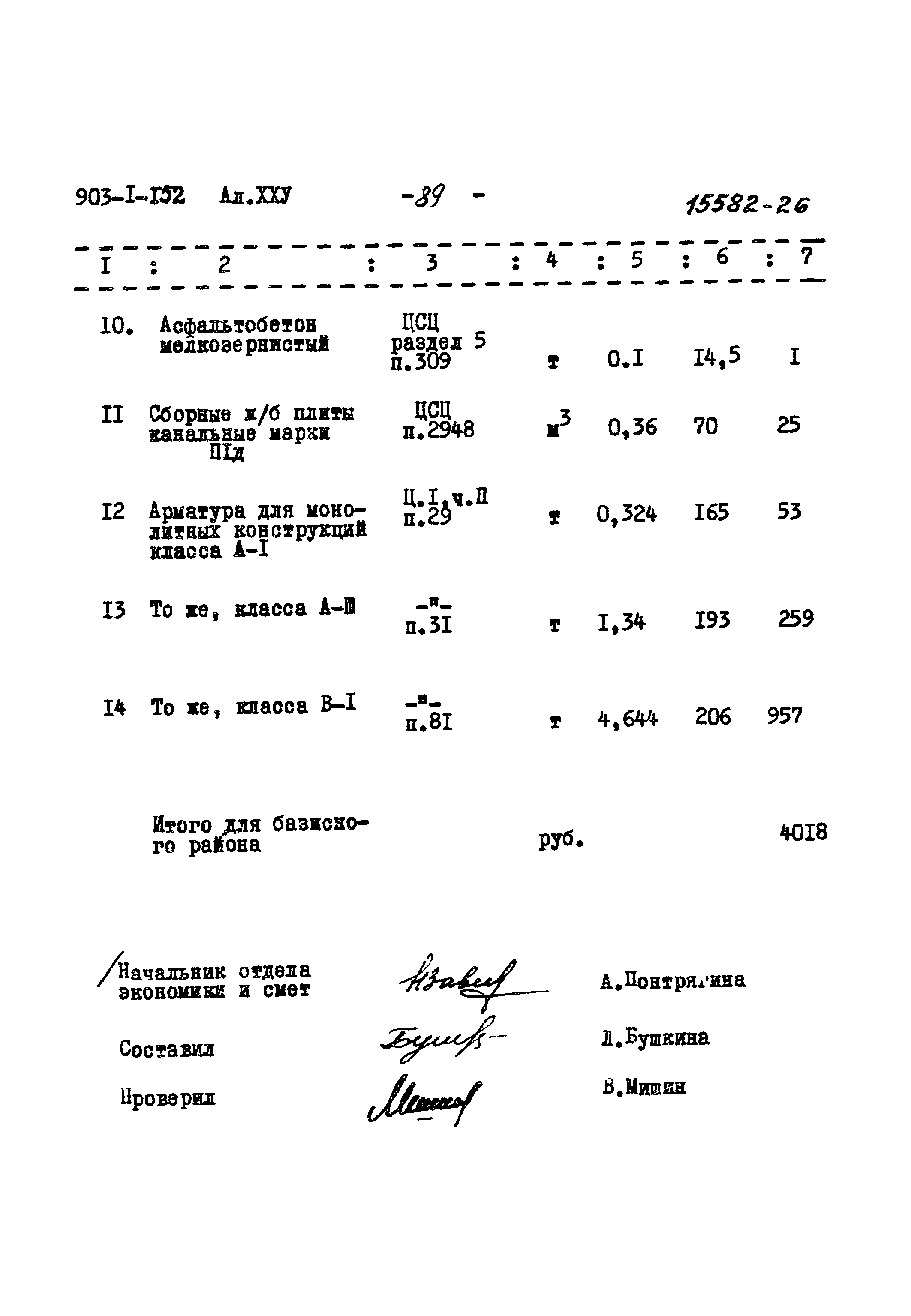 Типовой проект 903-1-152