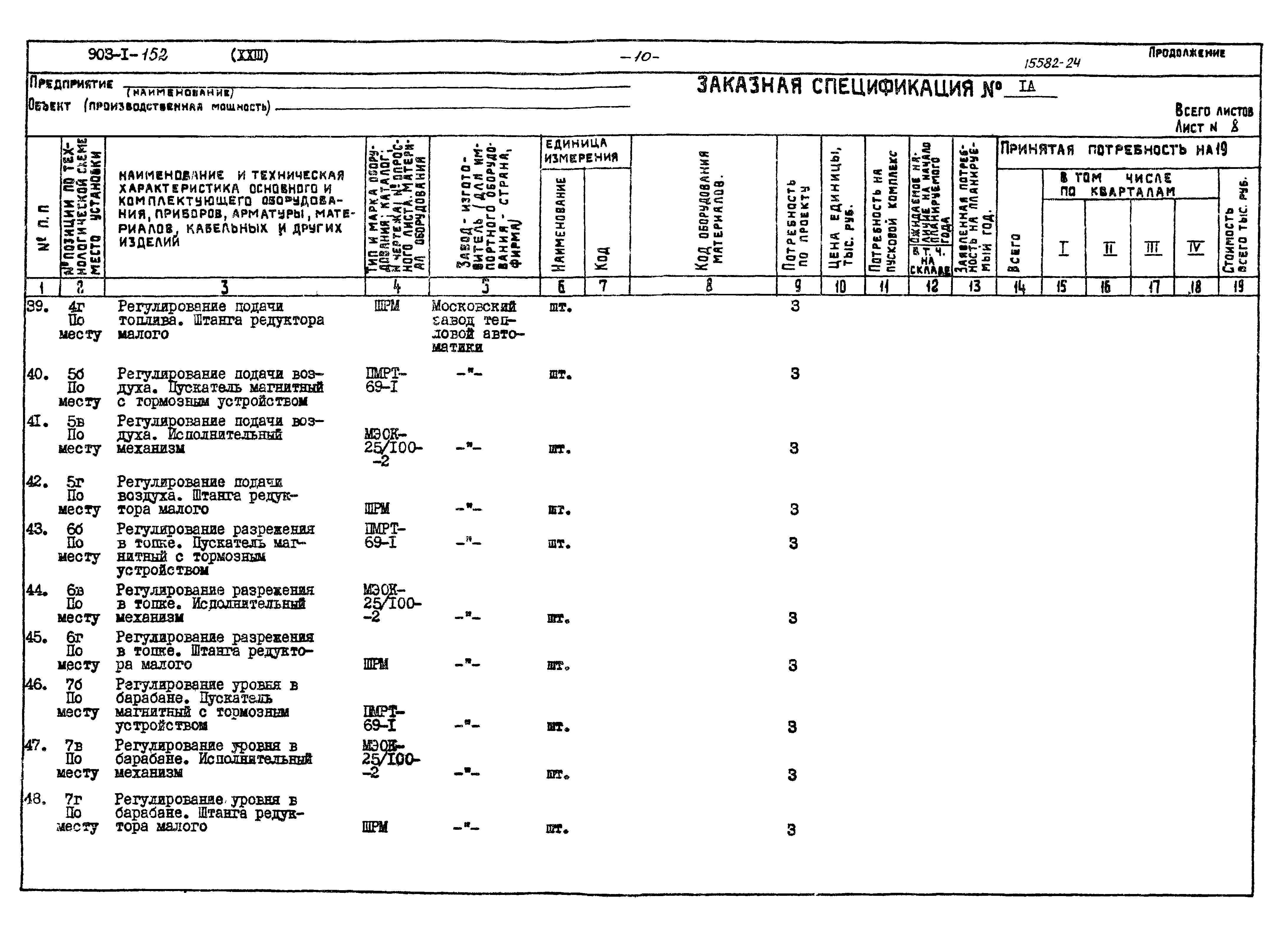 Типовой проект 903-1-152