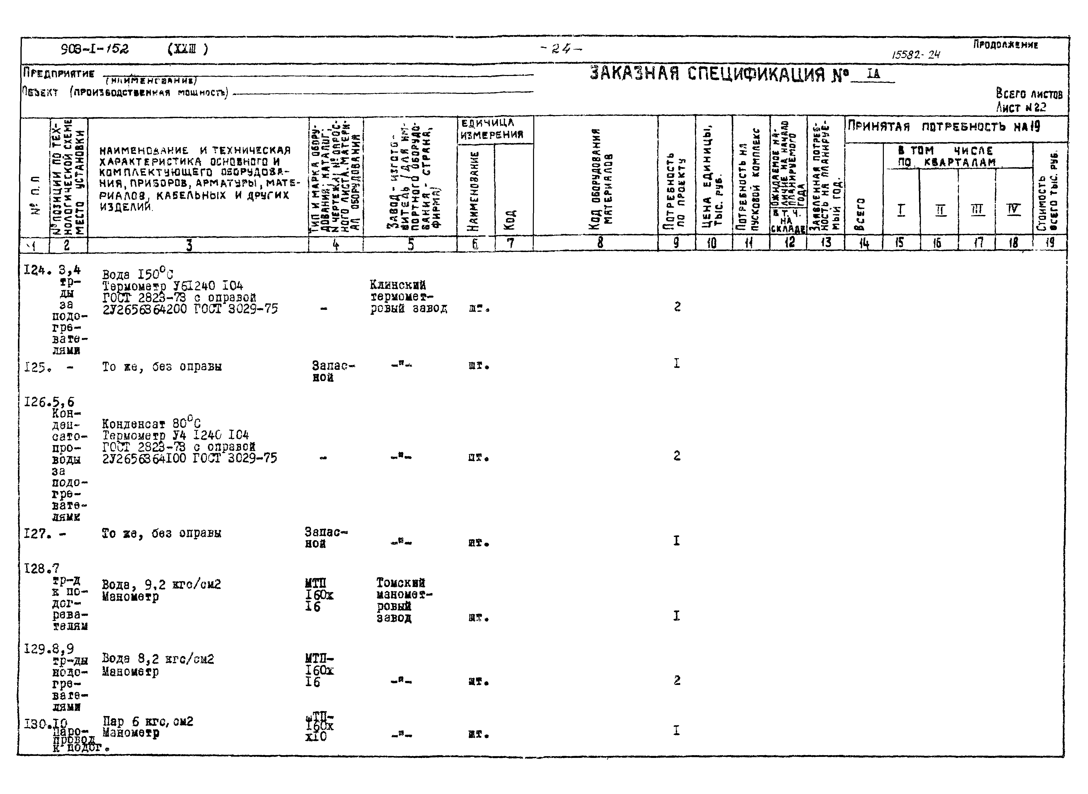 Типовой проект 903-1-152