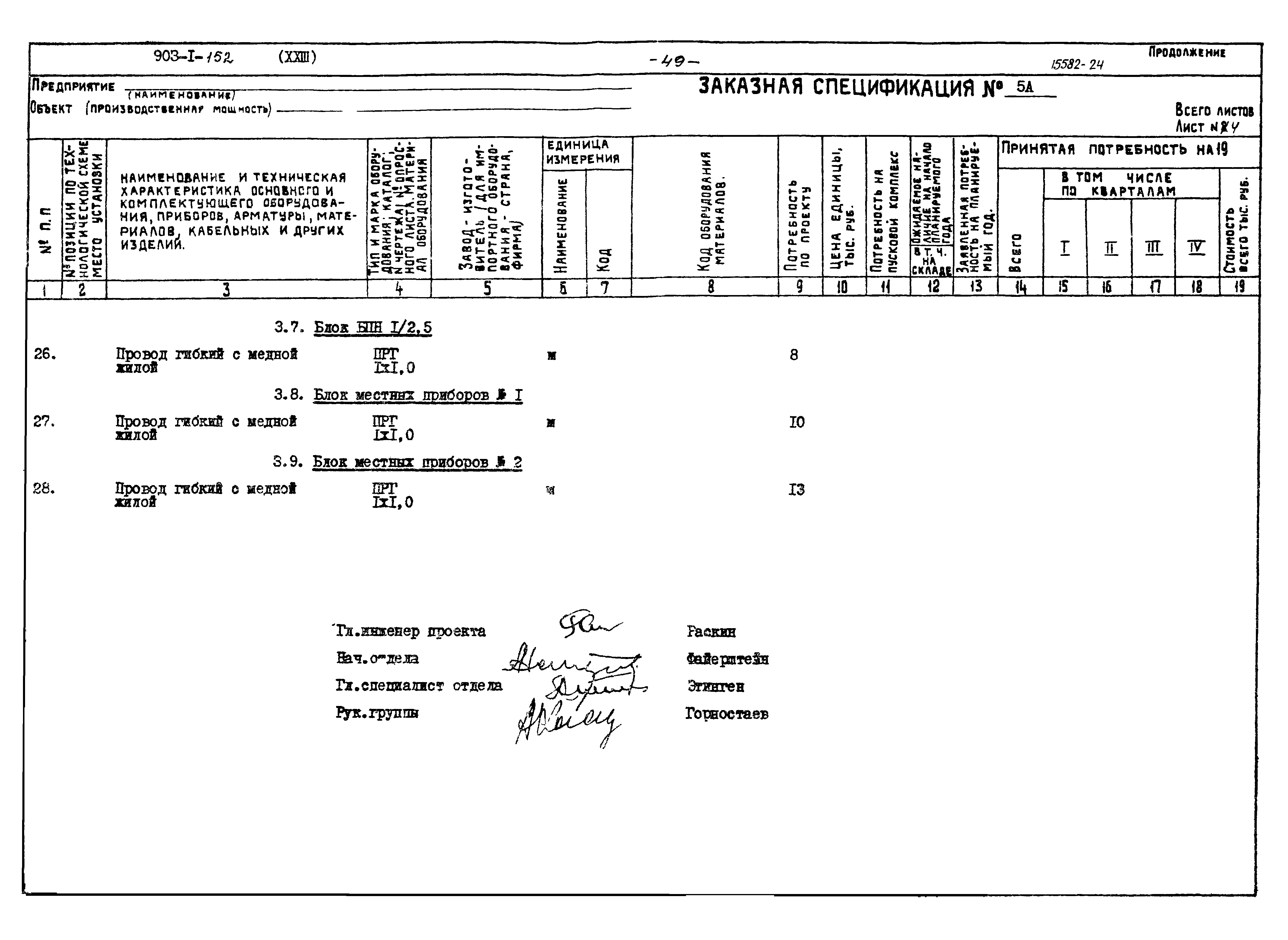 Типовой проект 903-1-152