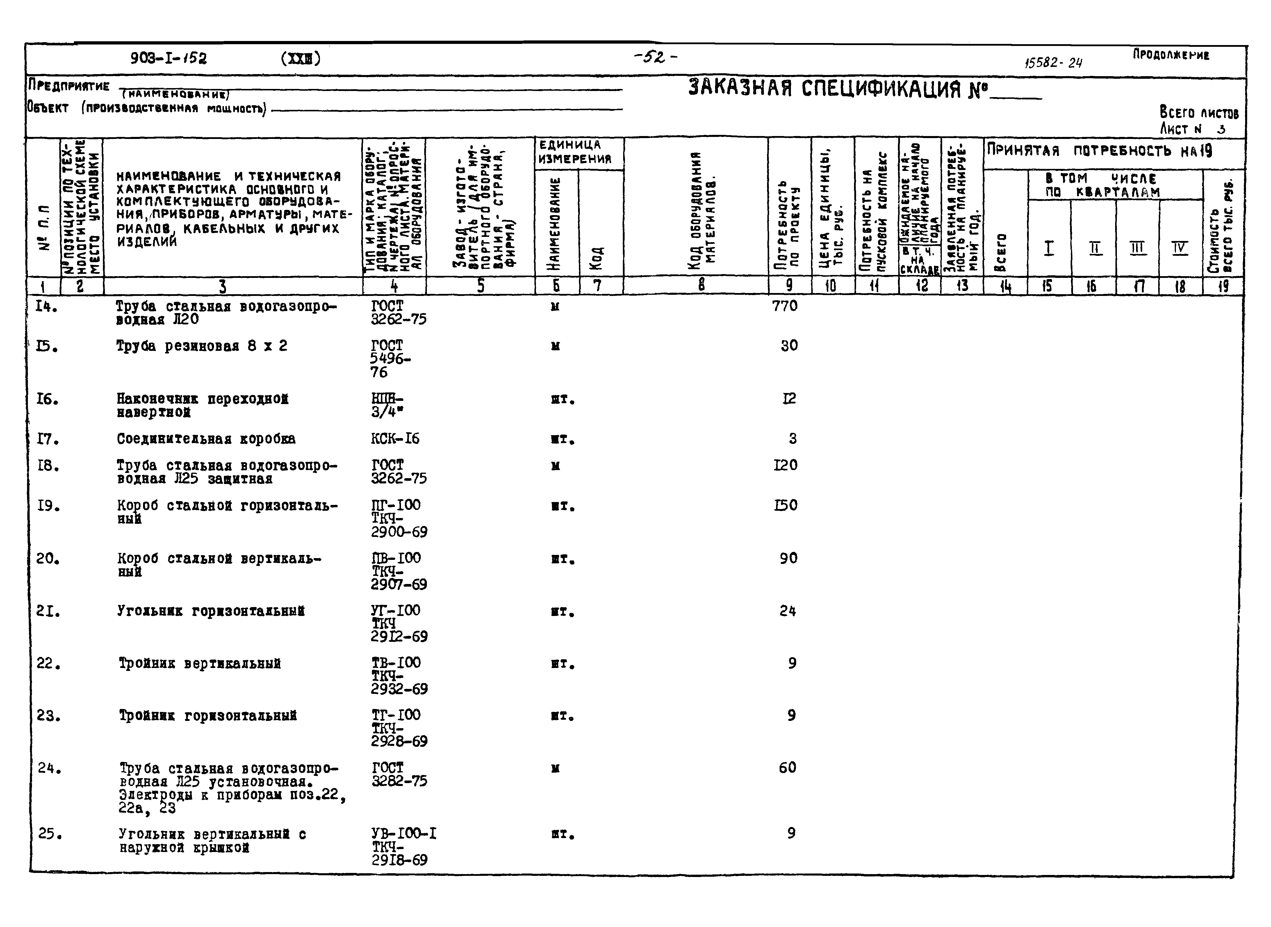 Типовой проект 903-1-152