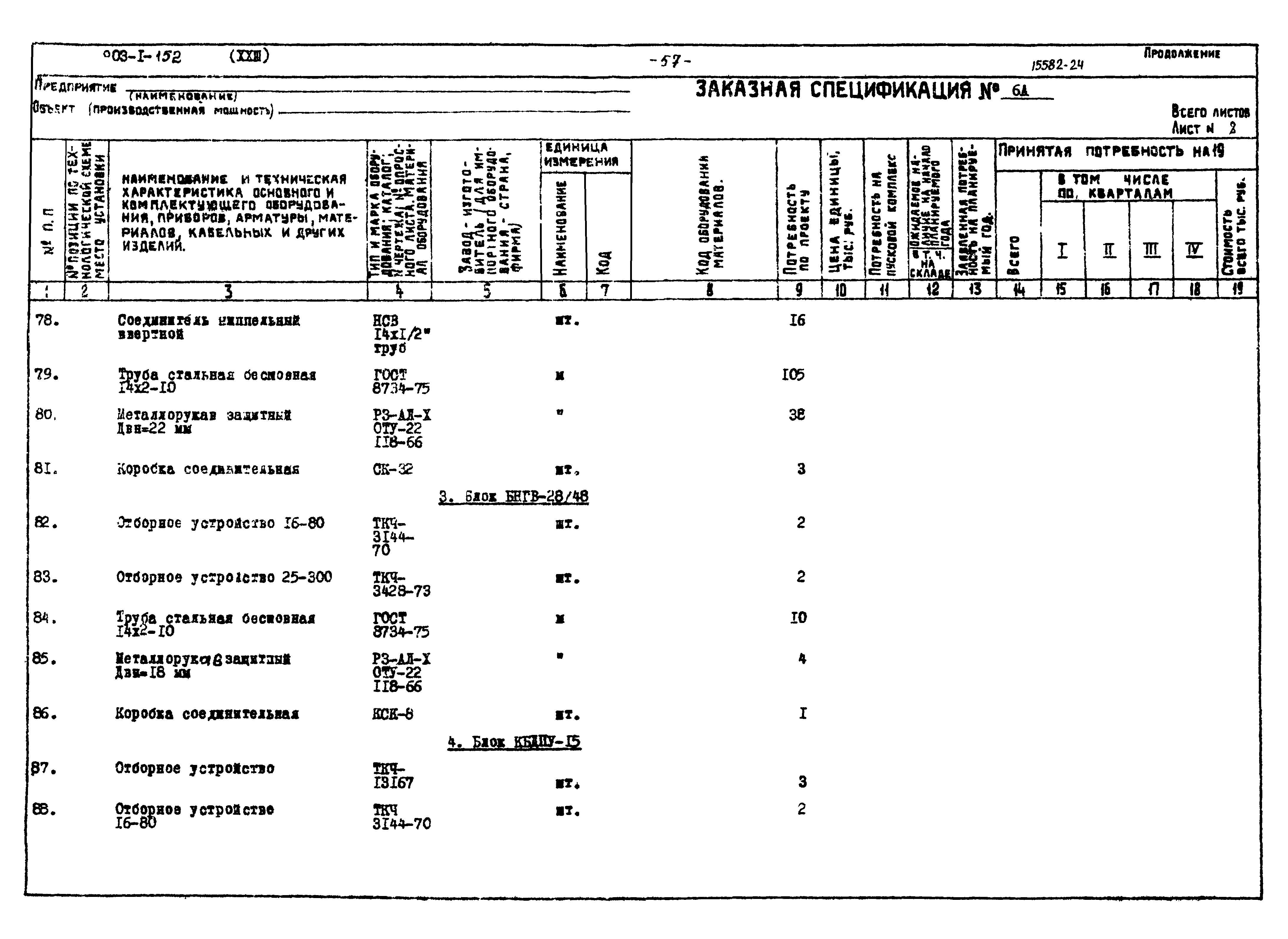 Типовой проект 903-1-152