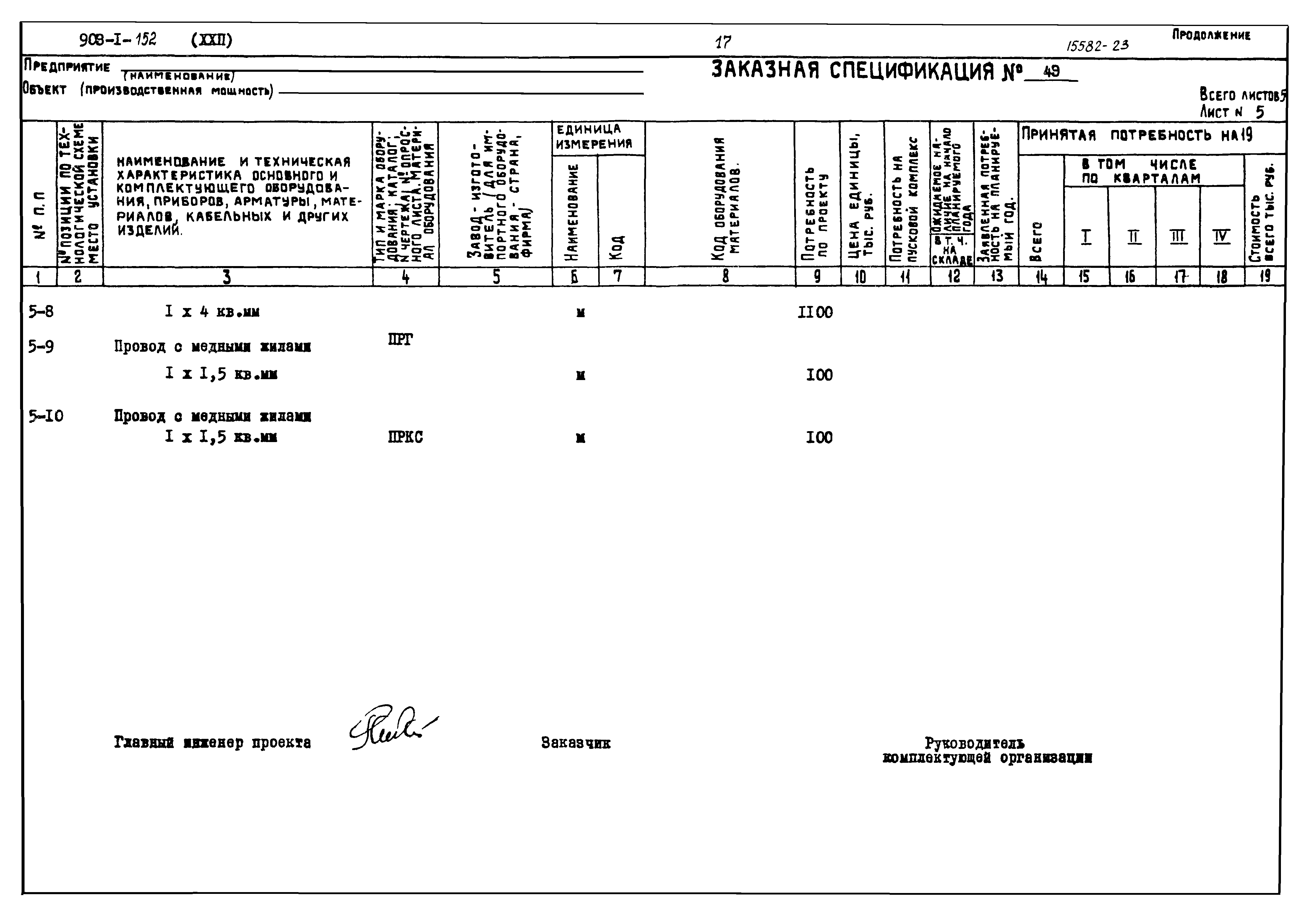 Типовой проект 903-1-152