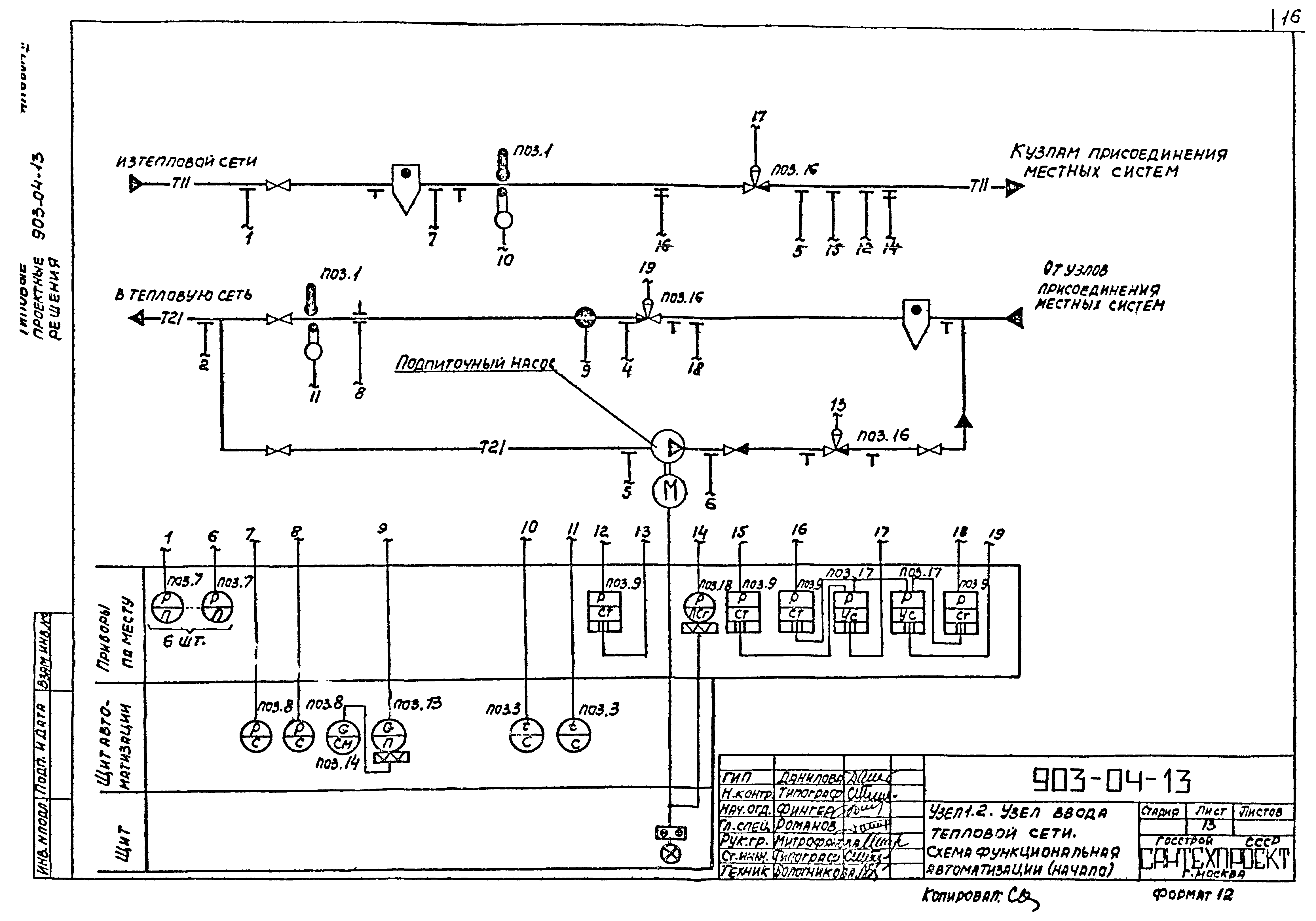 Типовые проектные решения 903-04-13