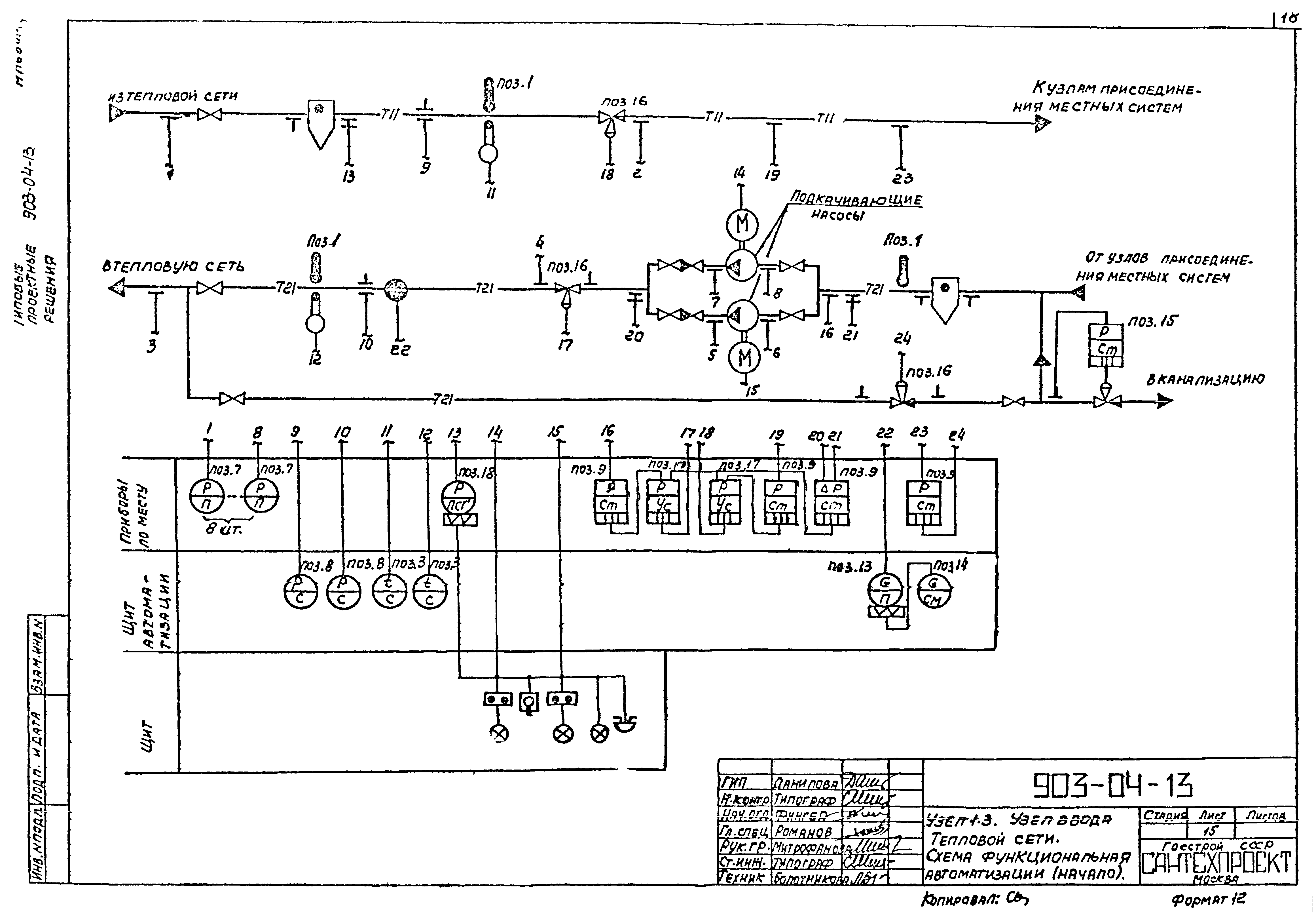 Типовые проектные решения 903-04-13