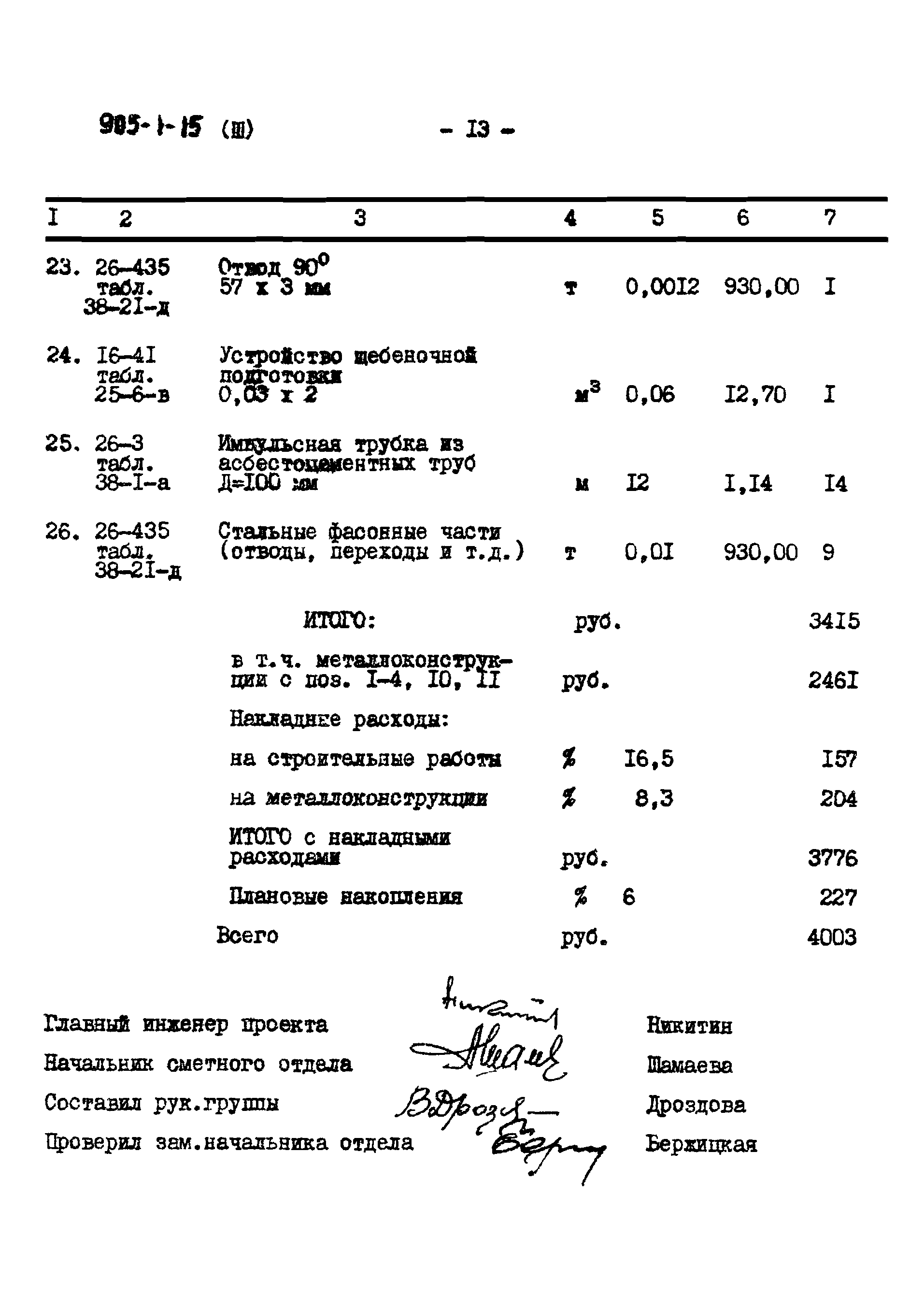 Типовой проект 905-1-15