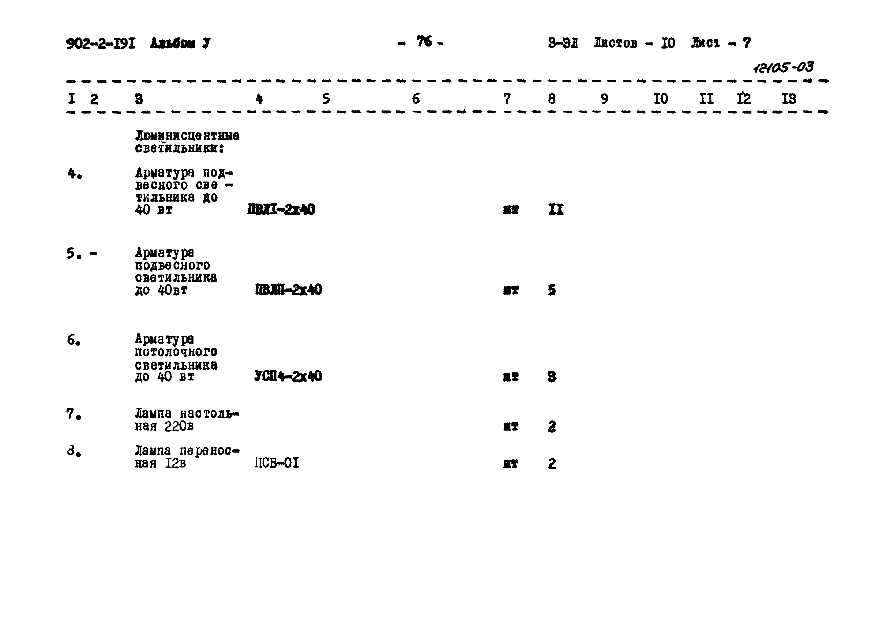 Типовой проект 902-2-191