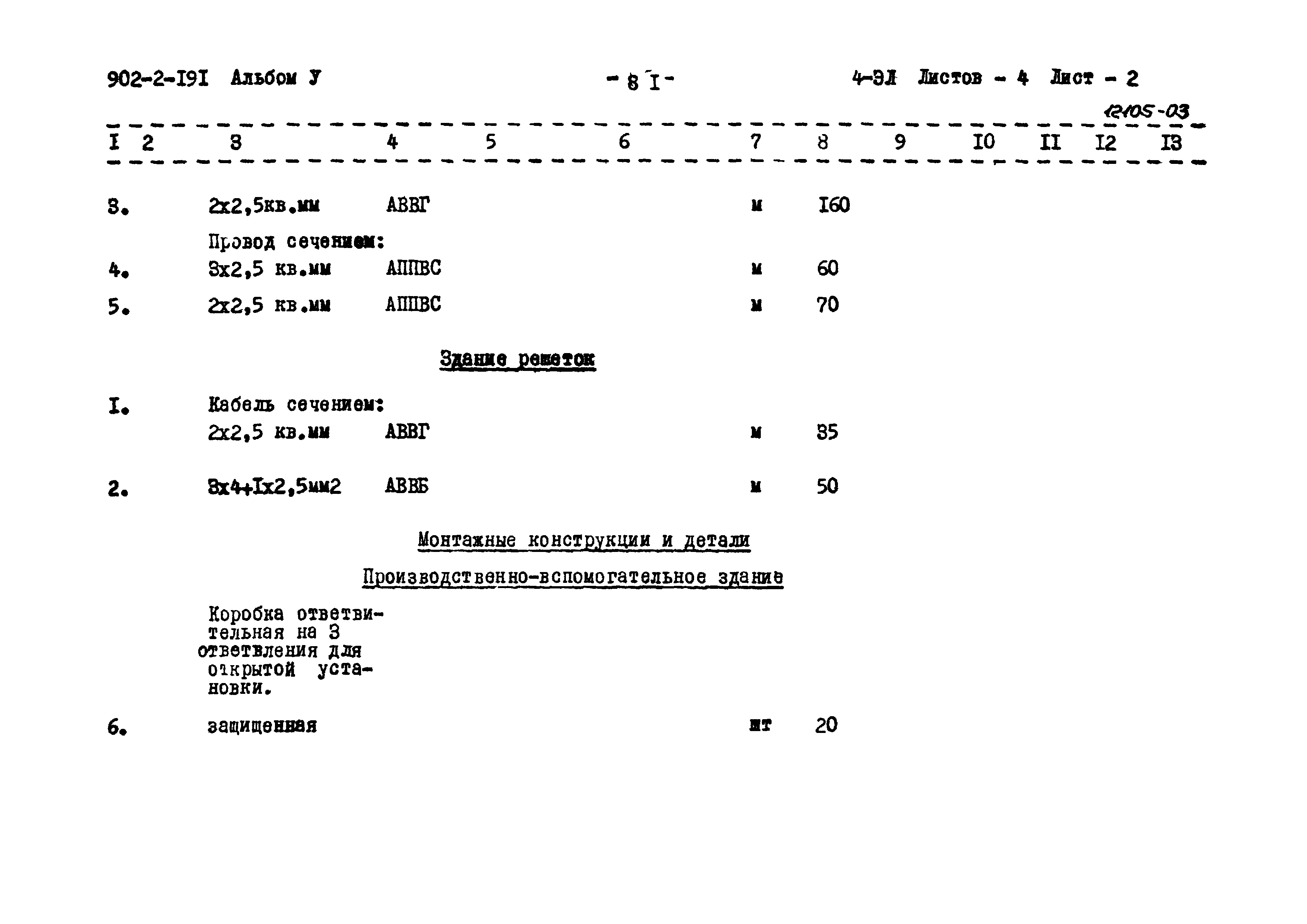 Типовой проект 902-2-191