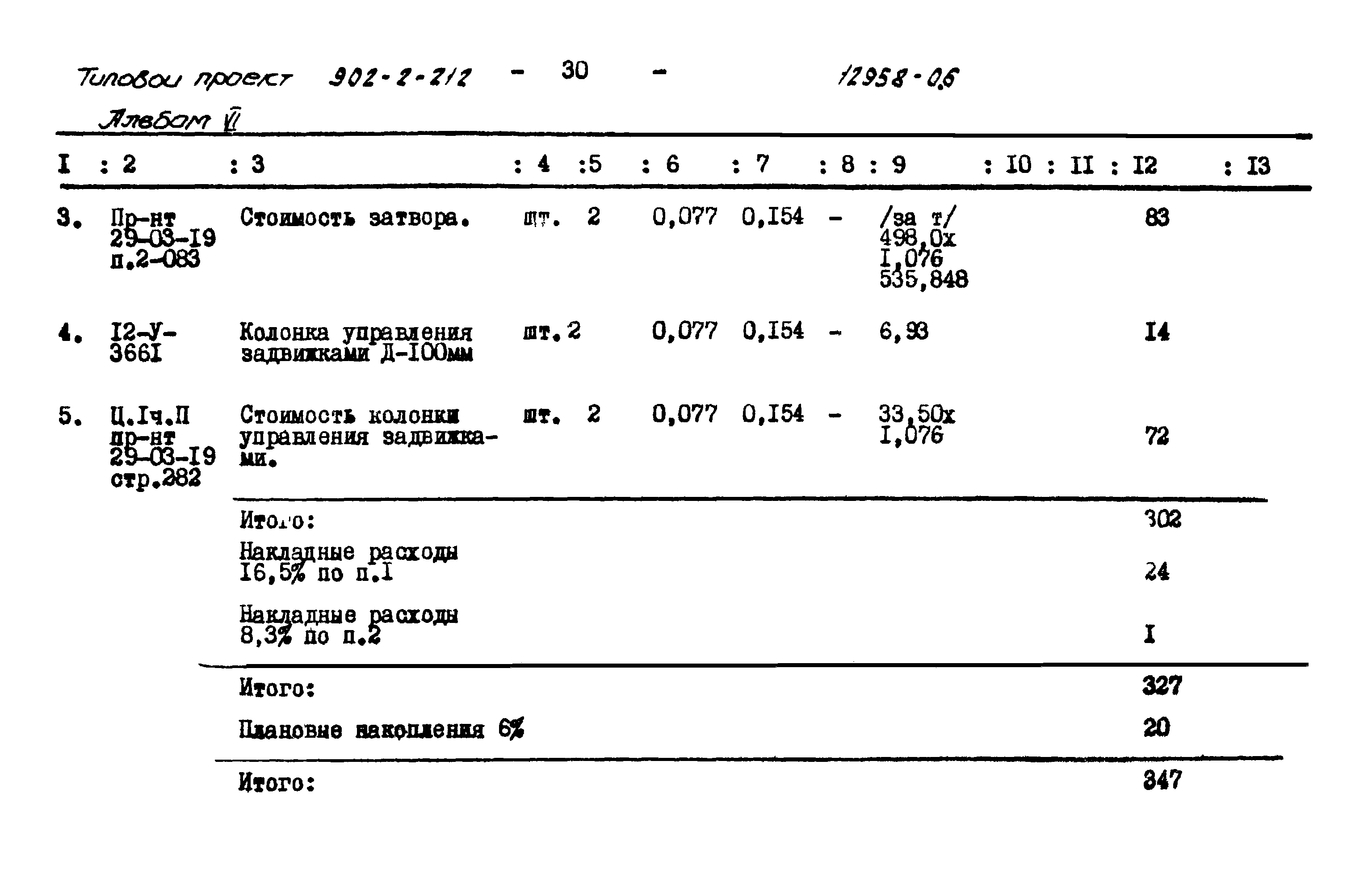 Типовой проект 902-2-212