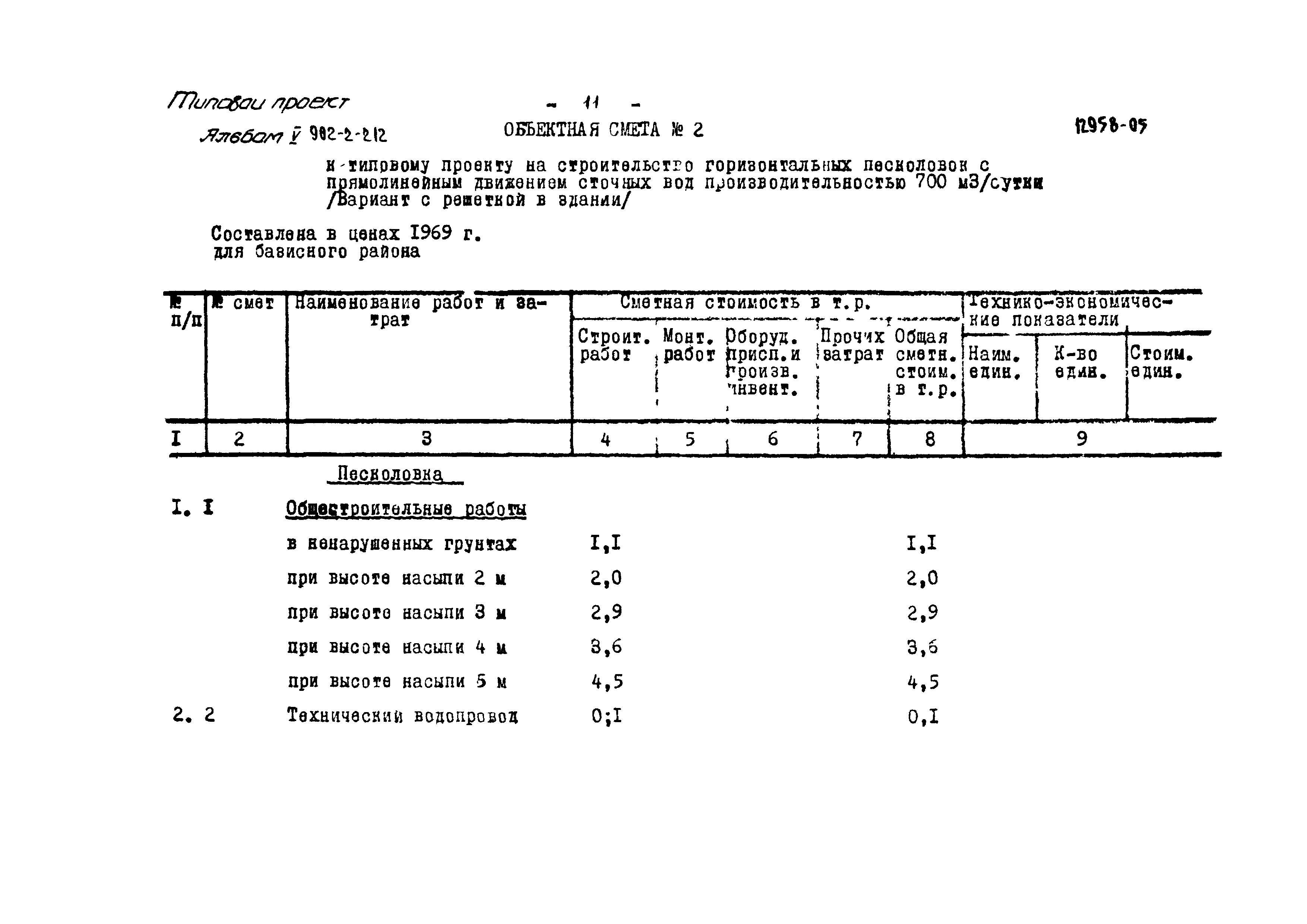 Типовой проект 902-2-212