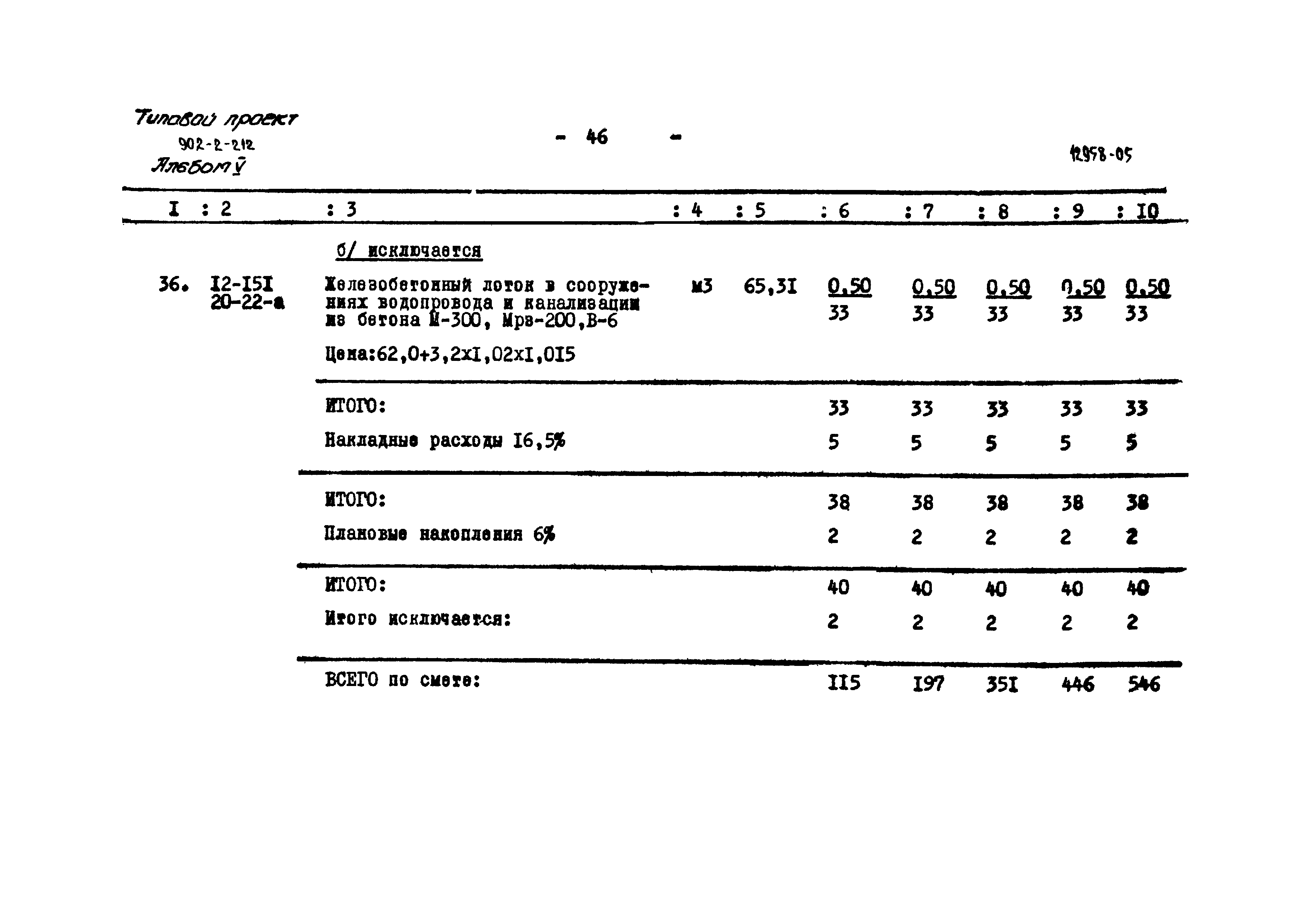 Типовой проект 902-2-212
