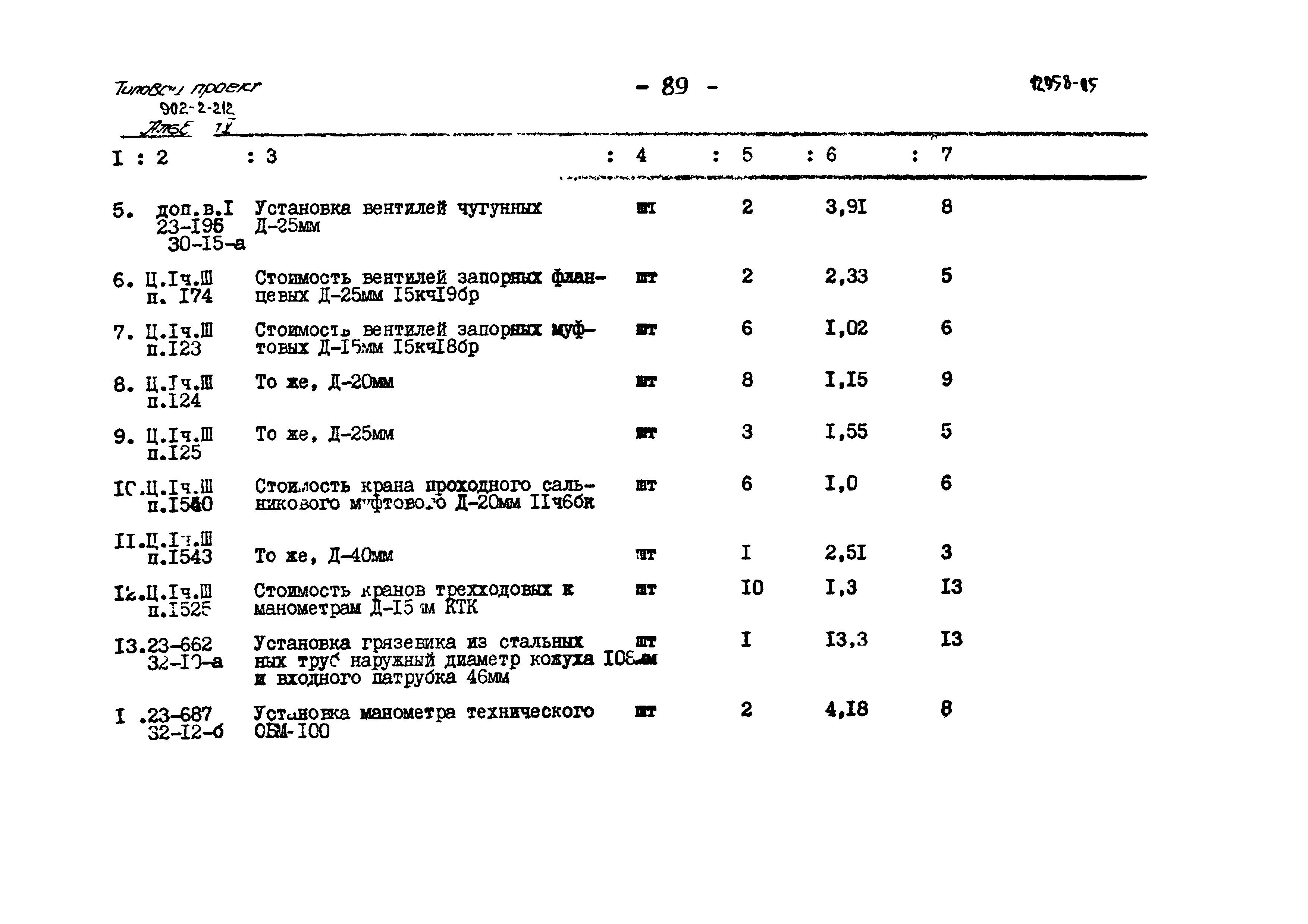 Типовой проект 902-2-212