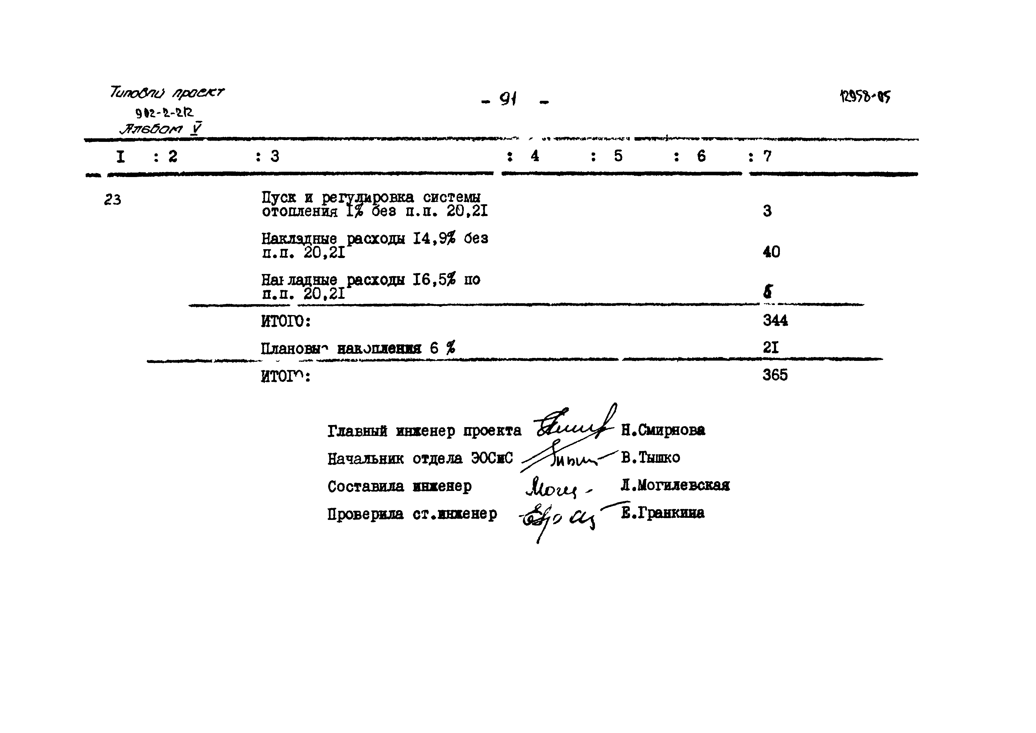 Типовой проект 902-2-212