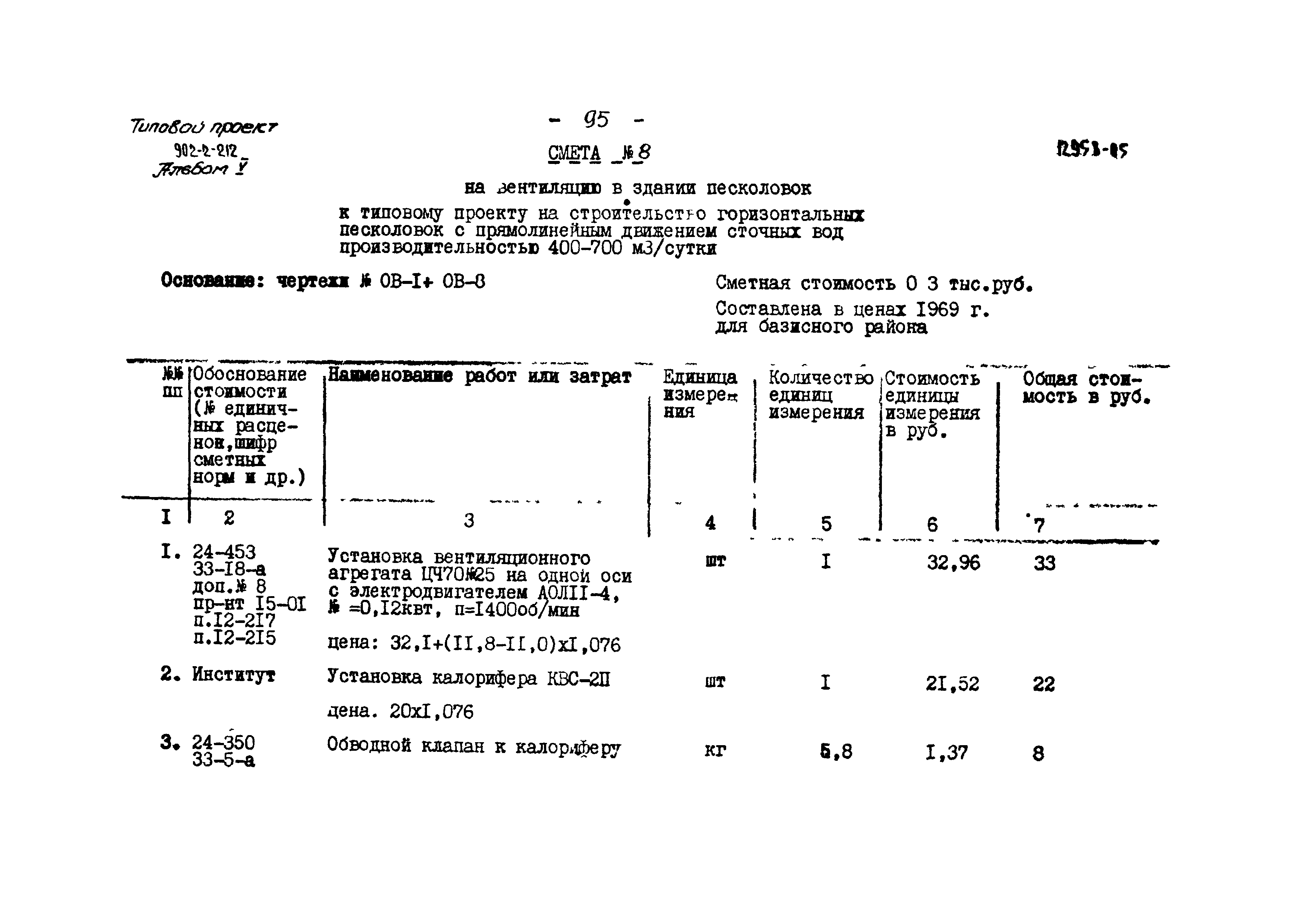 Типовой проект 902-2-212