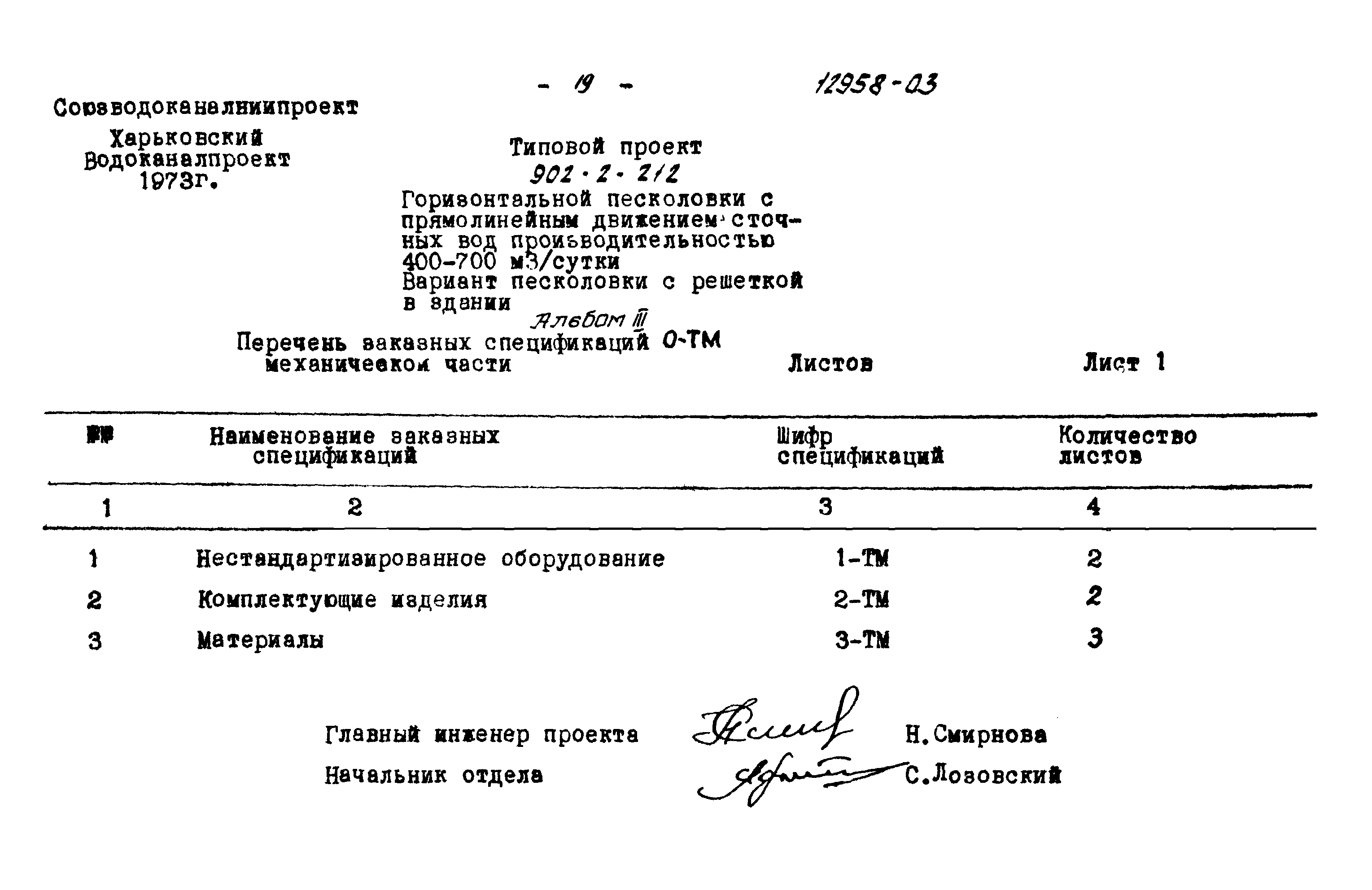 Типовой проект 902-2-212