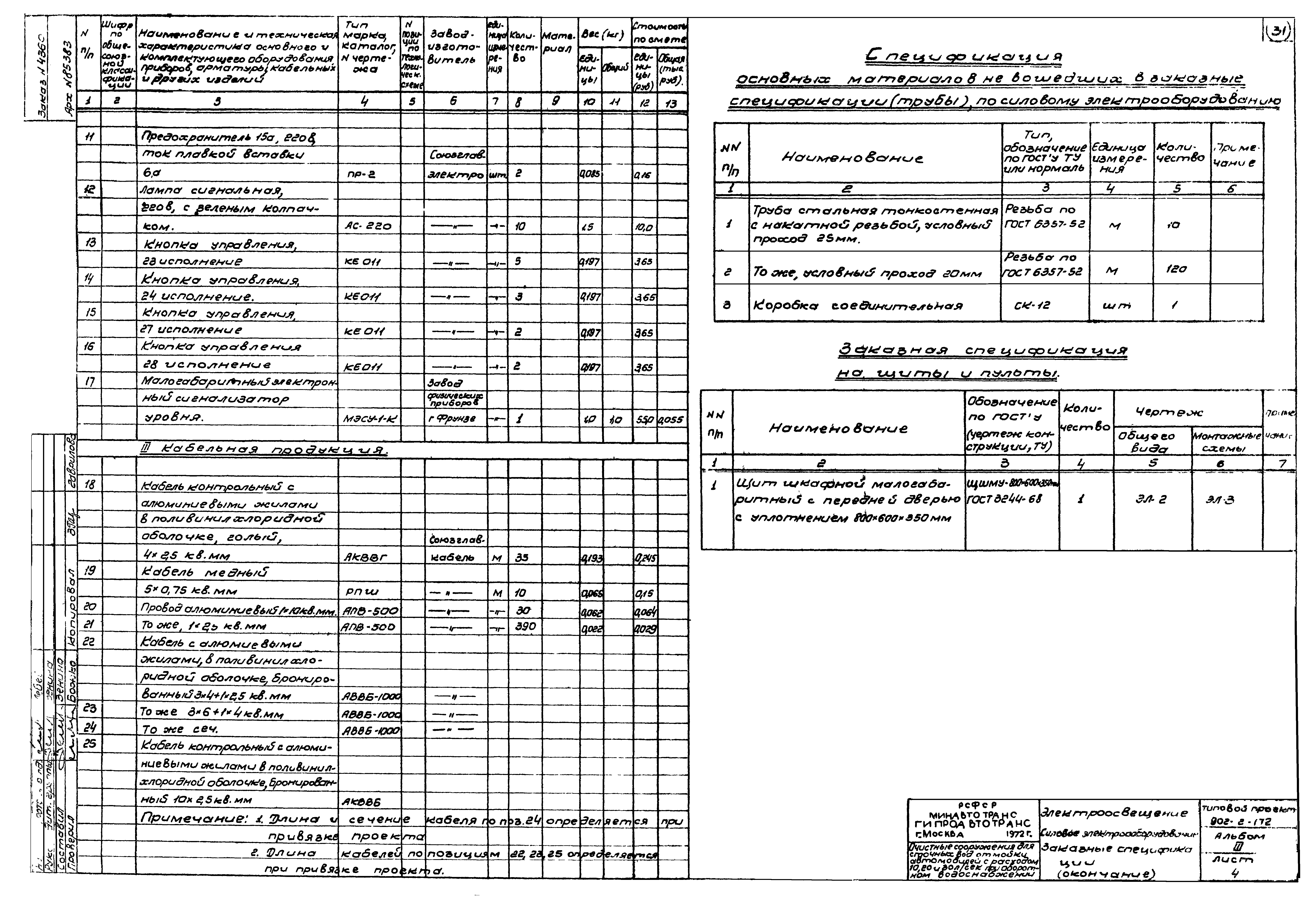 Типовой проект 902-2-172