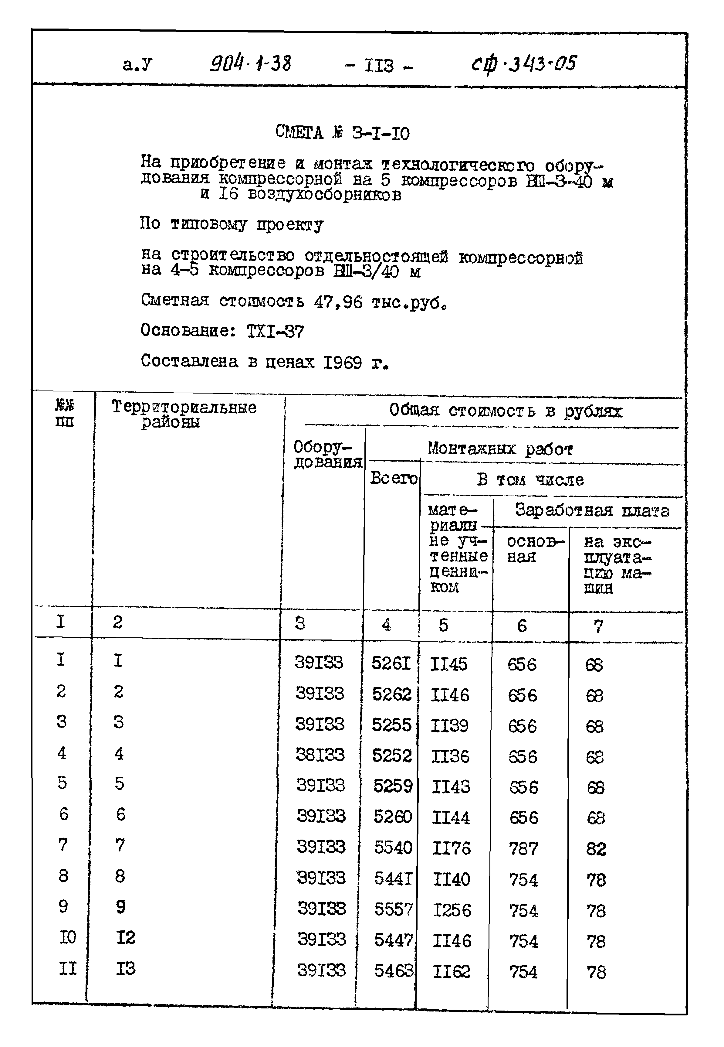 Типовой проект 904-1-38