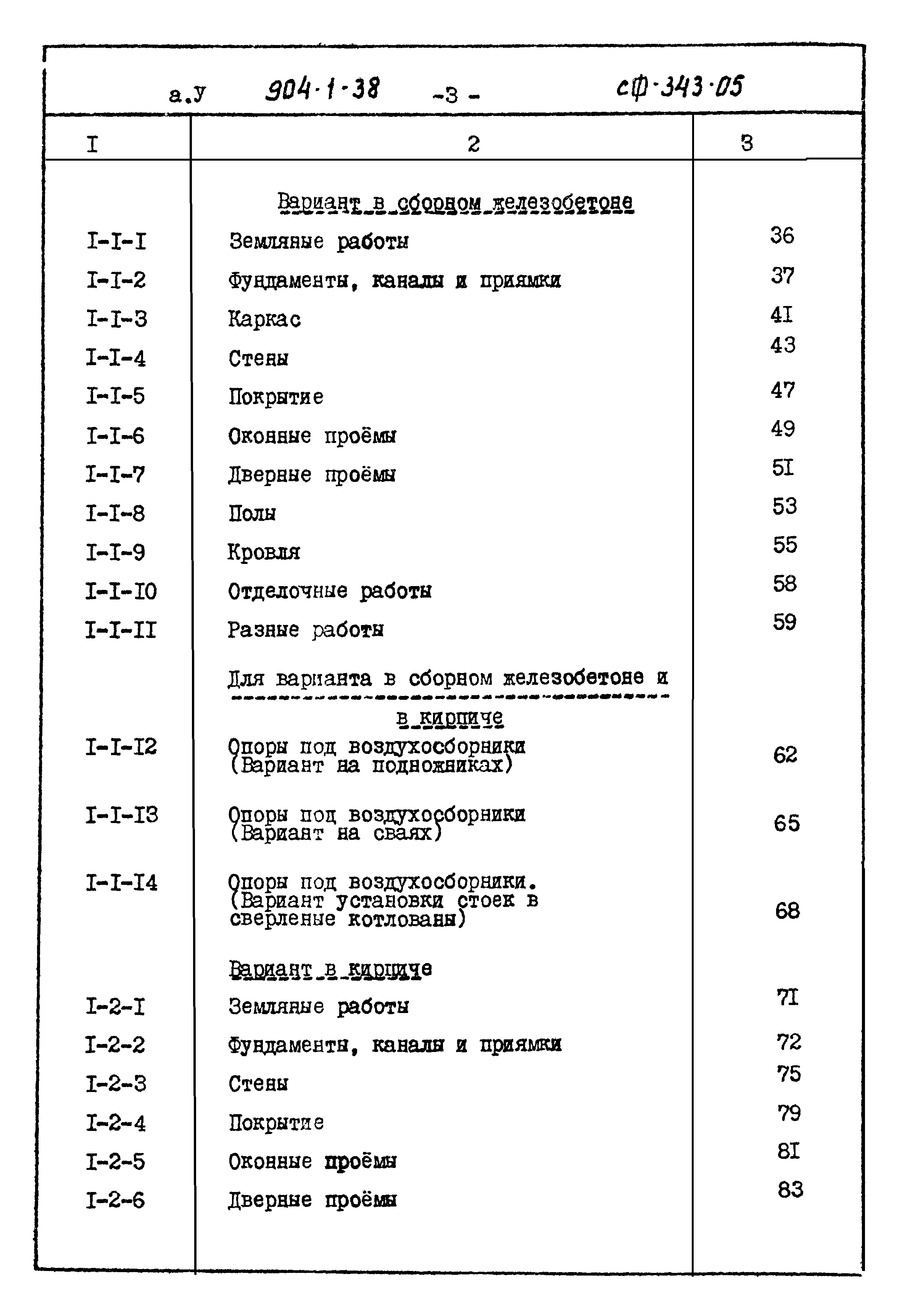 Типовой проект 904-1-38