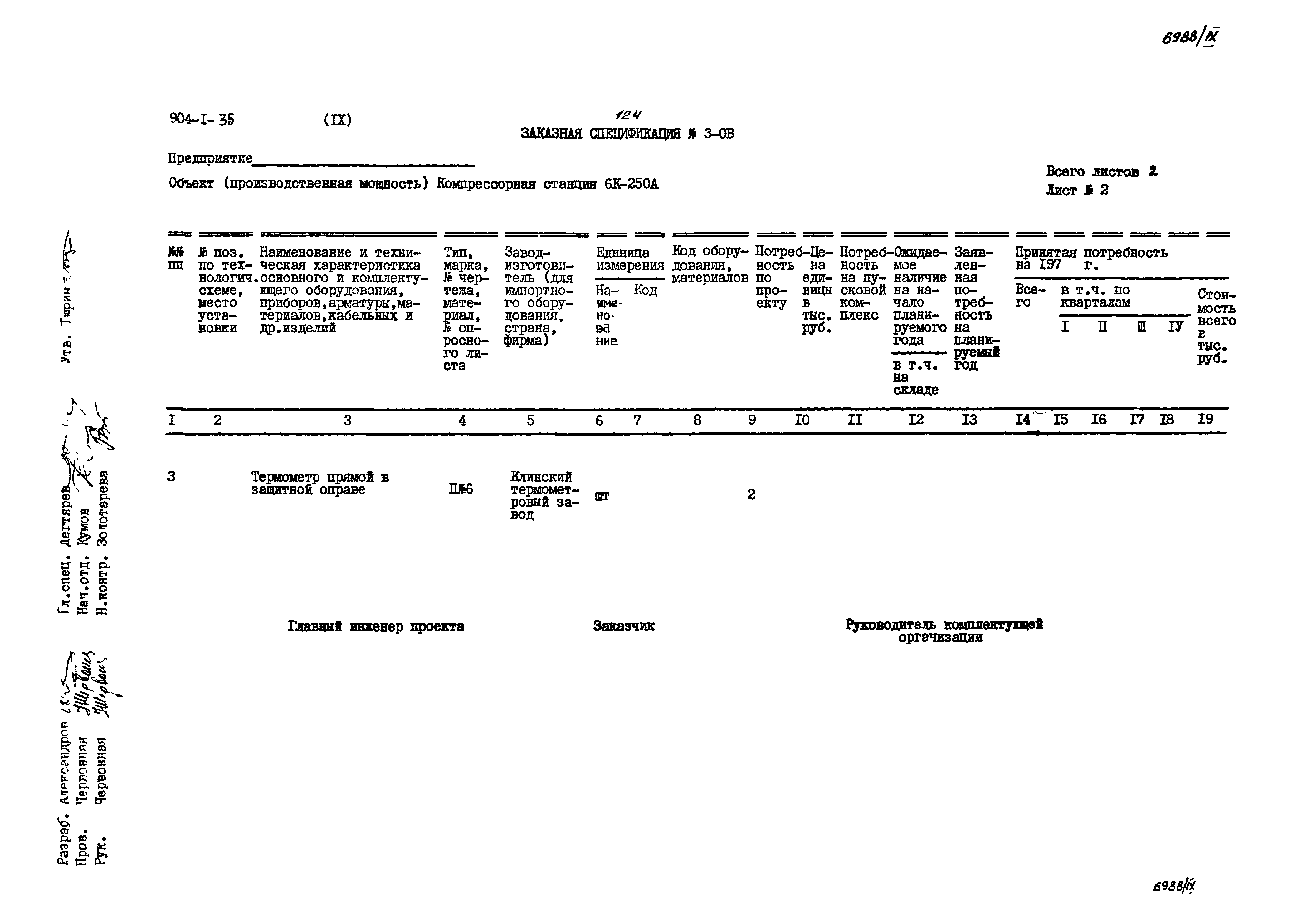 Типовой проект 904-1-35