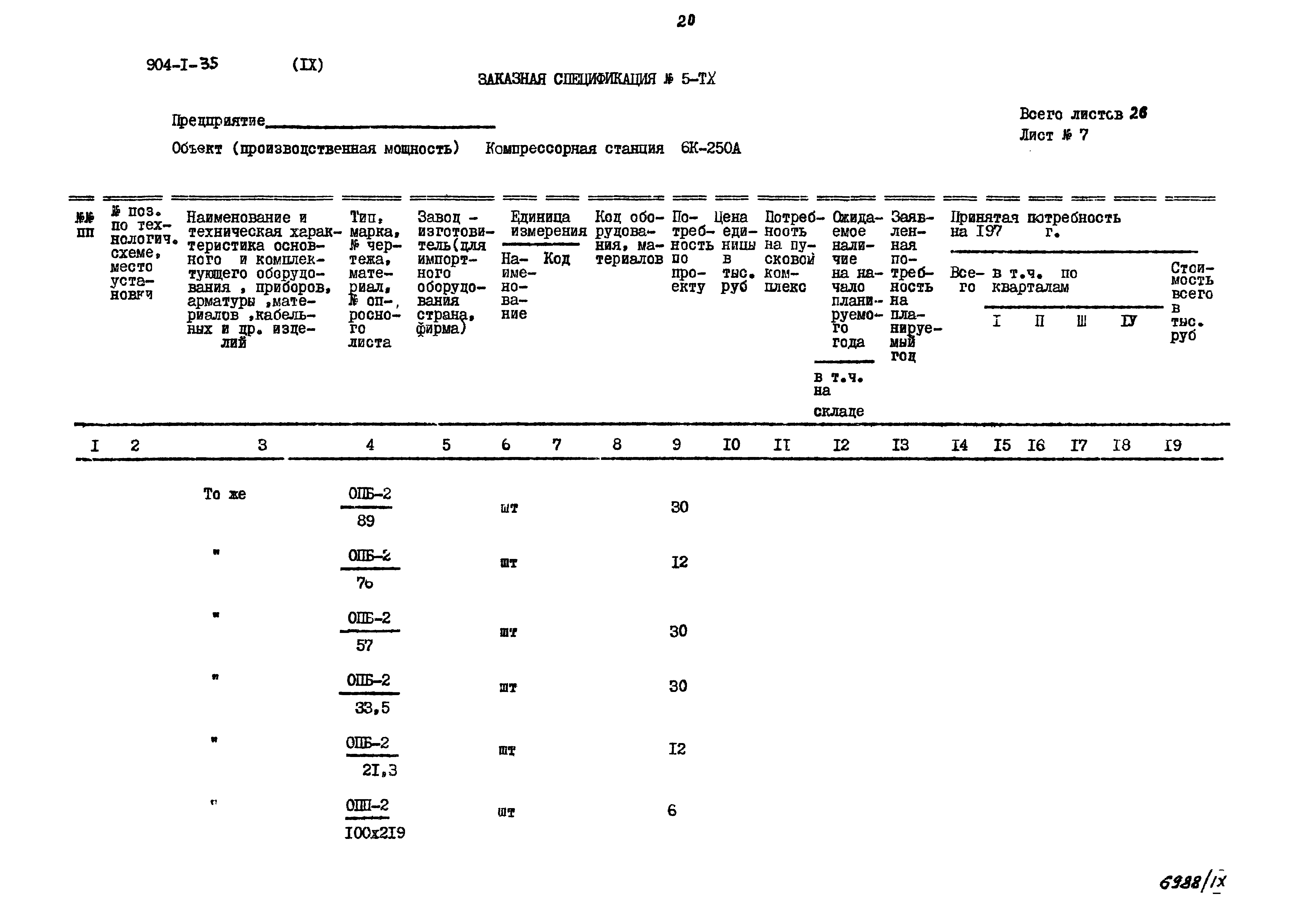 Типовой проект 904-1-35