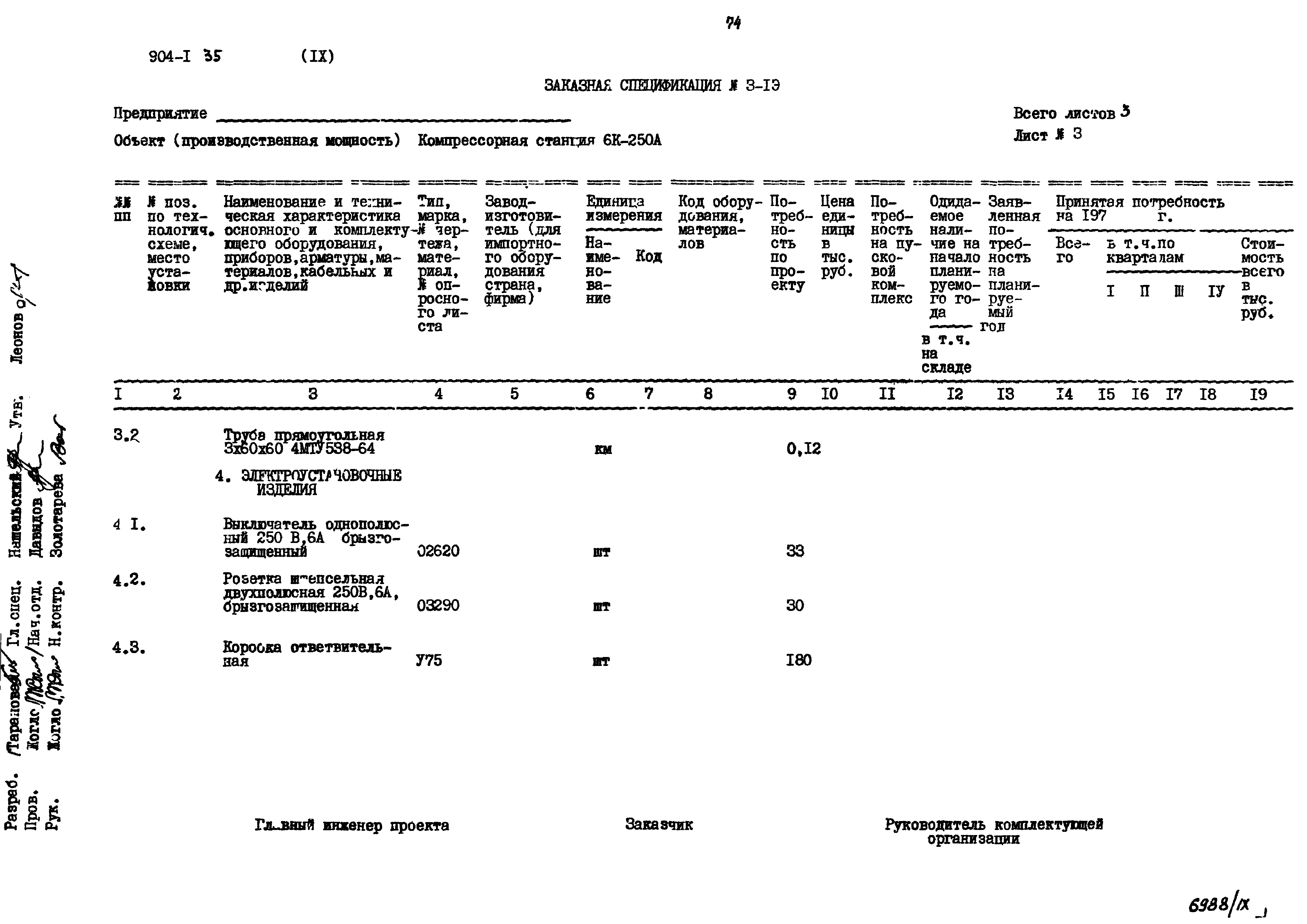 Типовой проект 904-1-35