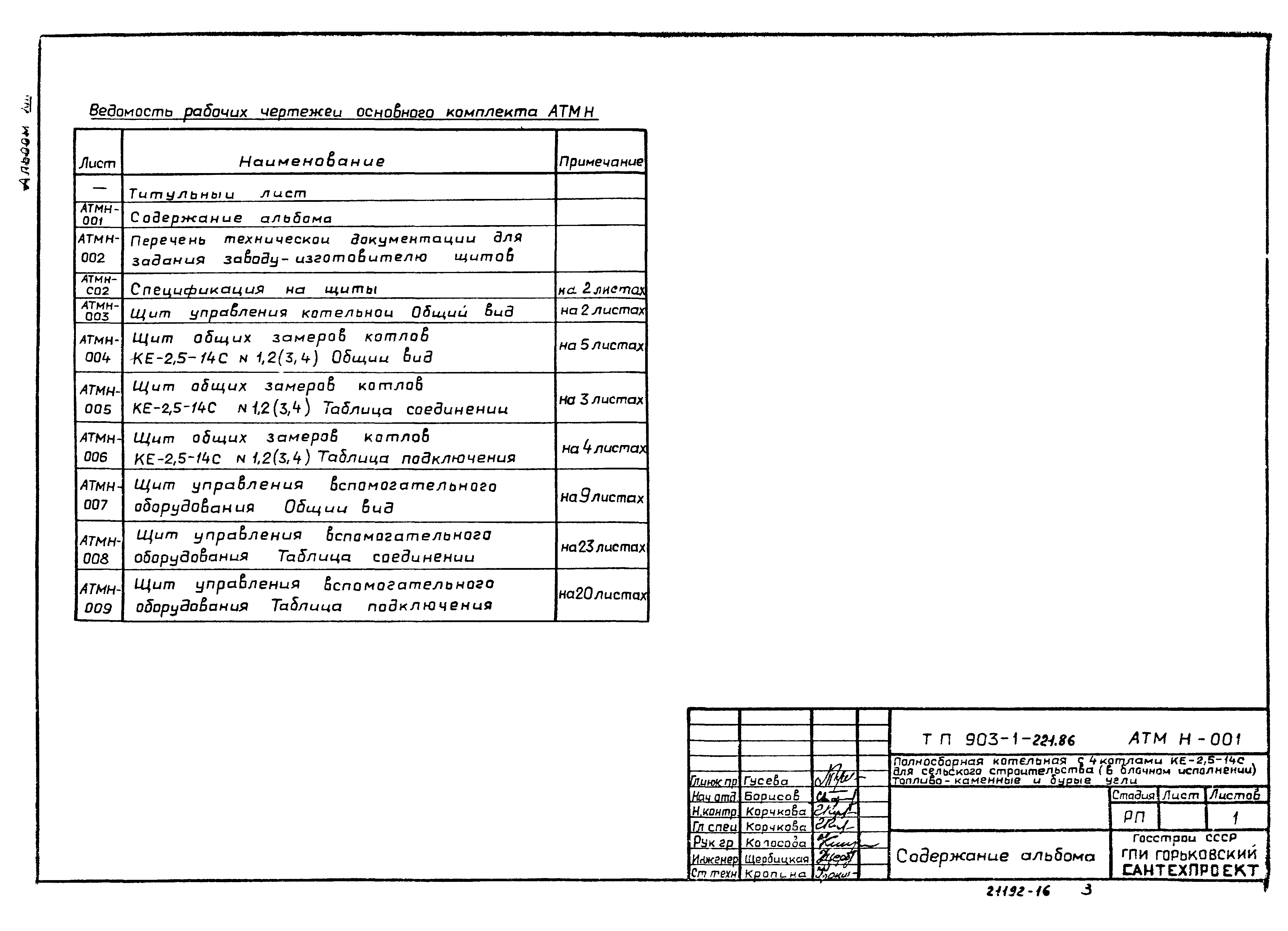 Типовой проект 903-1-223.86